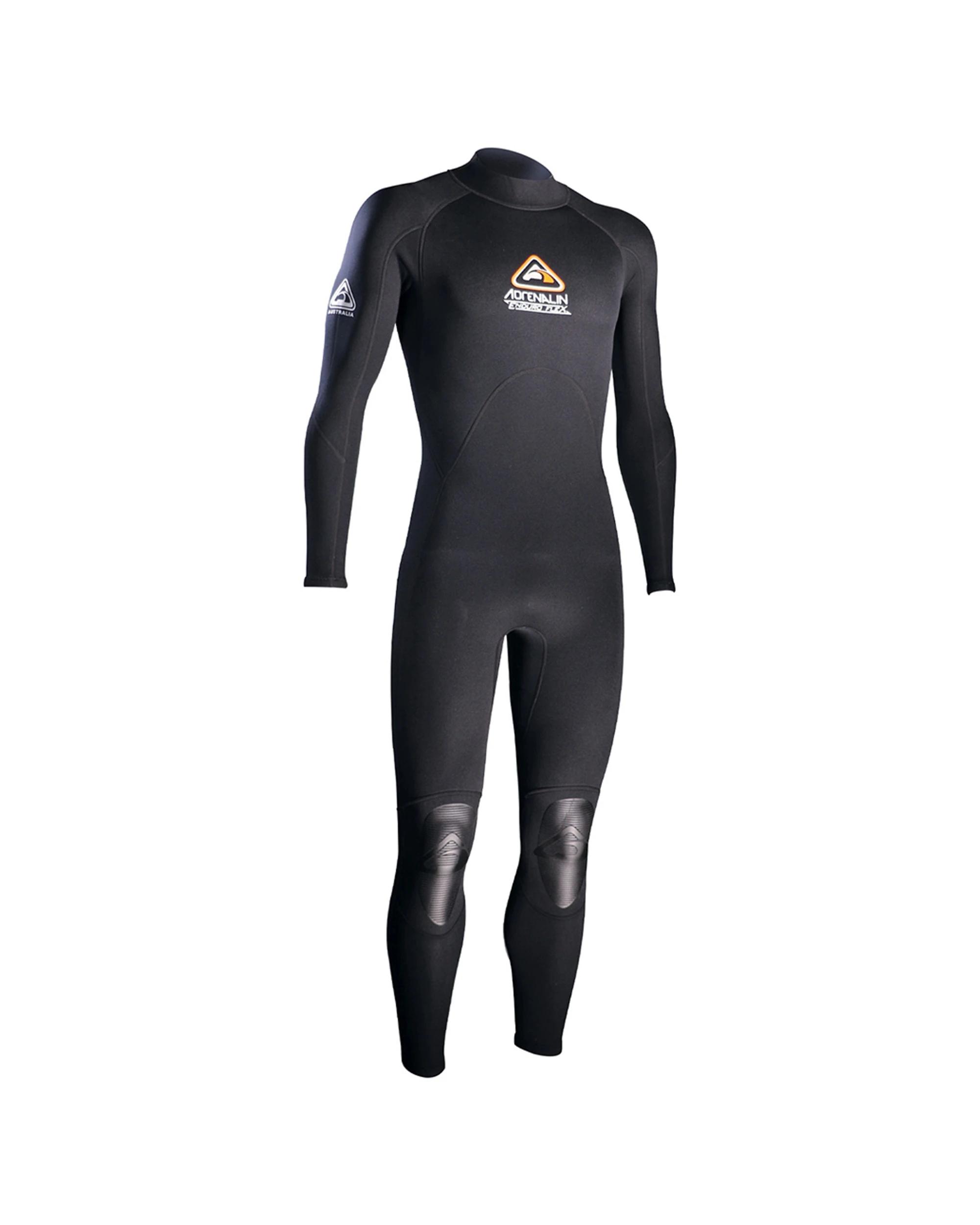 1 Adrenalin Enduro-Flex 3/2mm Steamer Adult Wetsuit - M - Black BLACK, 1 of 2