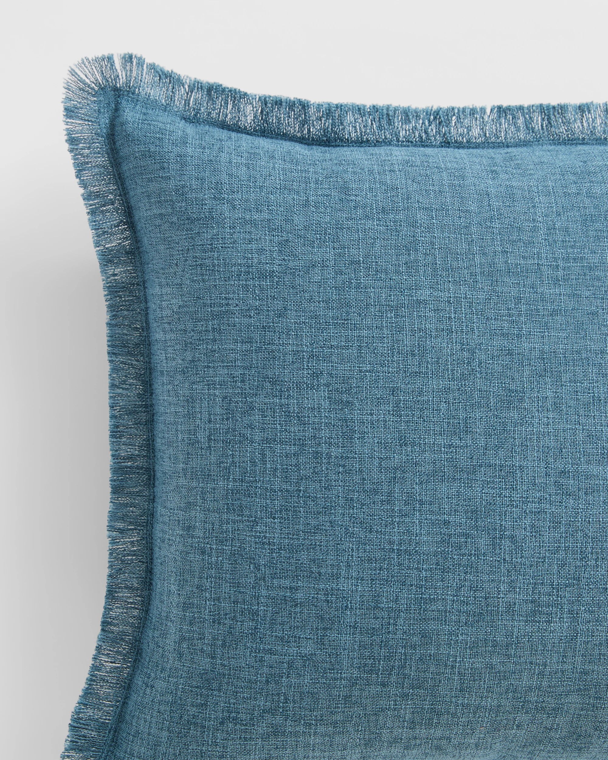 2 Target Ellerie Fringe Cushion - Blue, 2 of 2