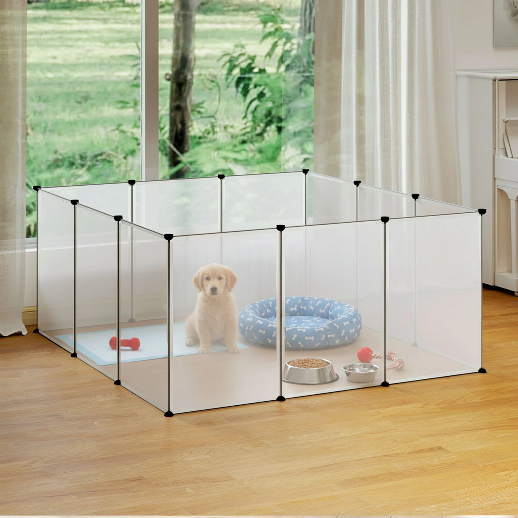 7 Pawz Pet Playpen Portable Plastic Small Animal Pen, 7 of 9