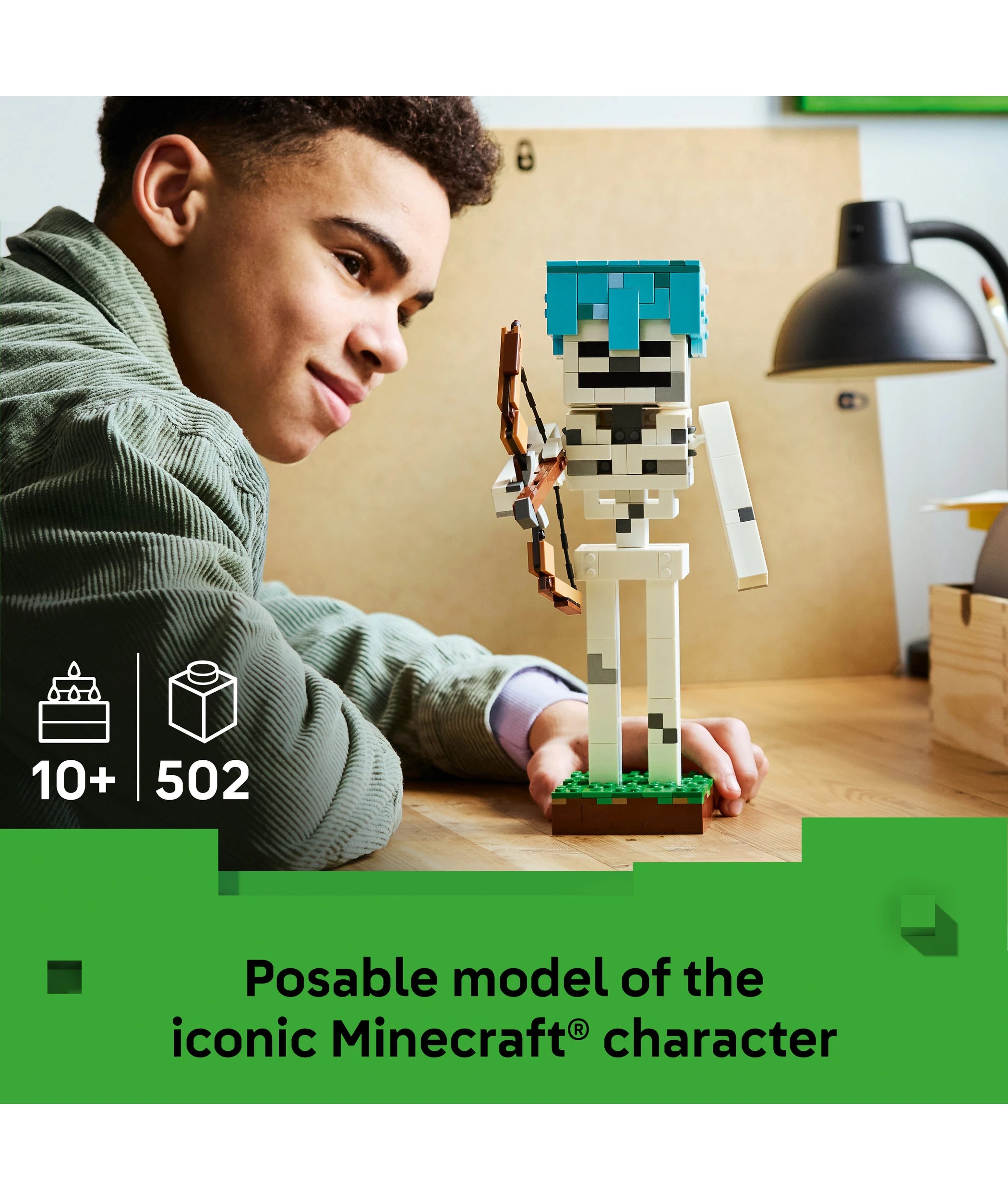 3 LEGO Minecraft The Skeleton 21594, 3 of 9