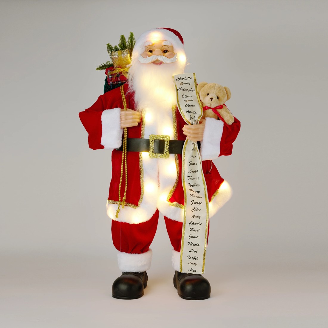 1 Light Up Traditional Santa, 1 of 7