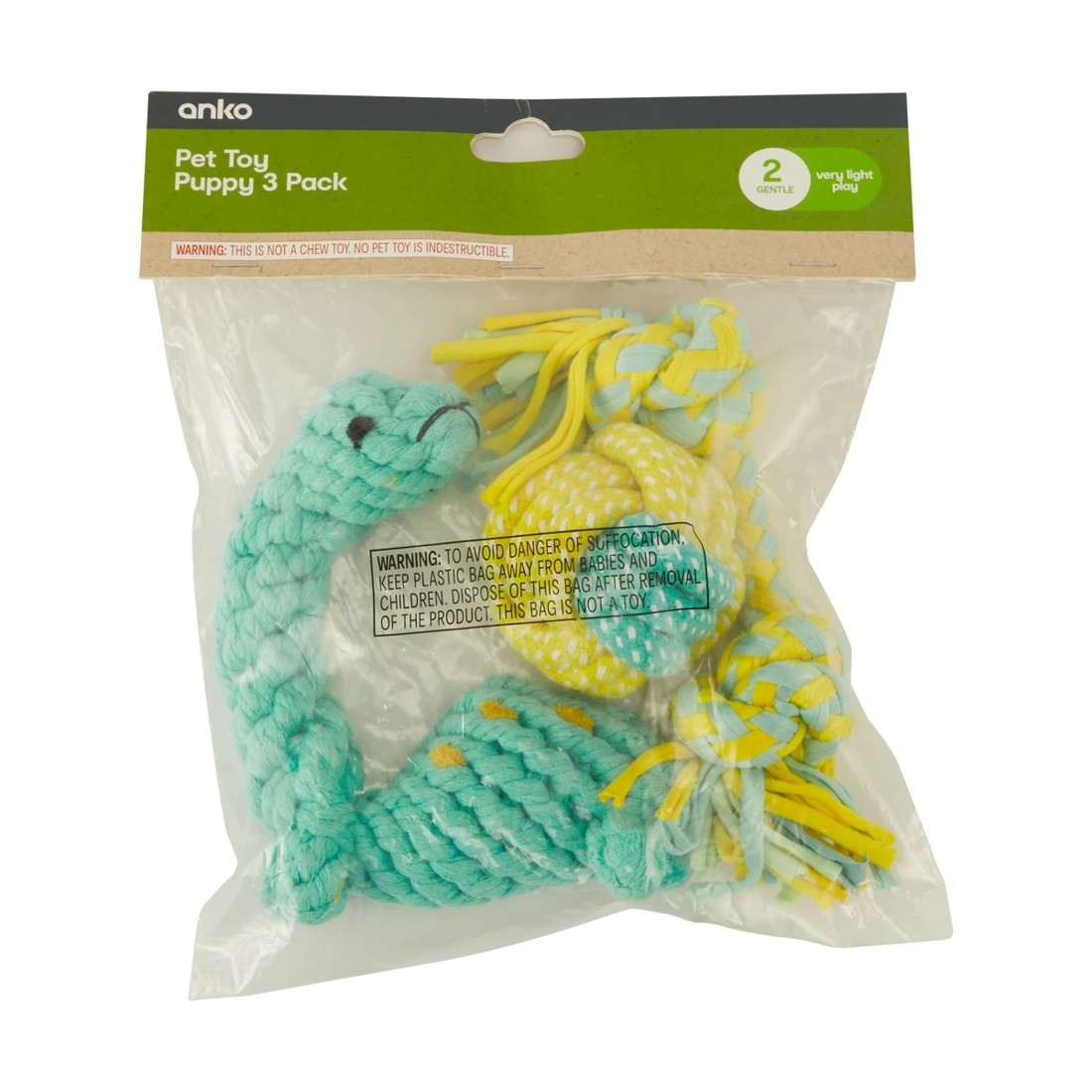 10 3 Pack Pet Toy Puppy Rope, 10 of 10