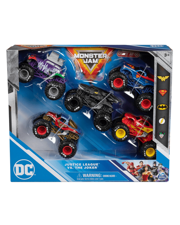 Monster Jam 1:64 DC Justice League 5 Pack - Multi - Kmart