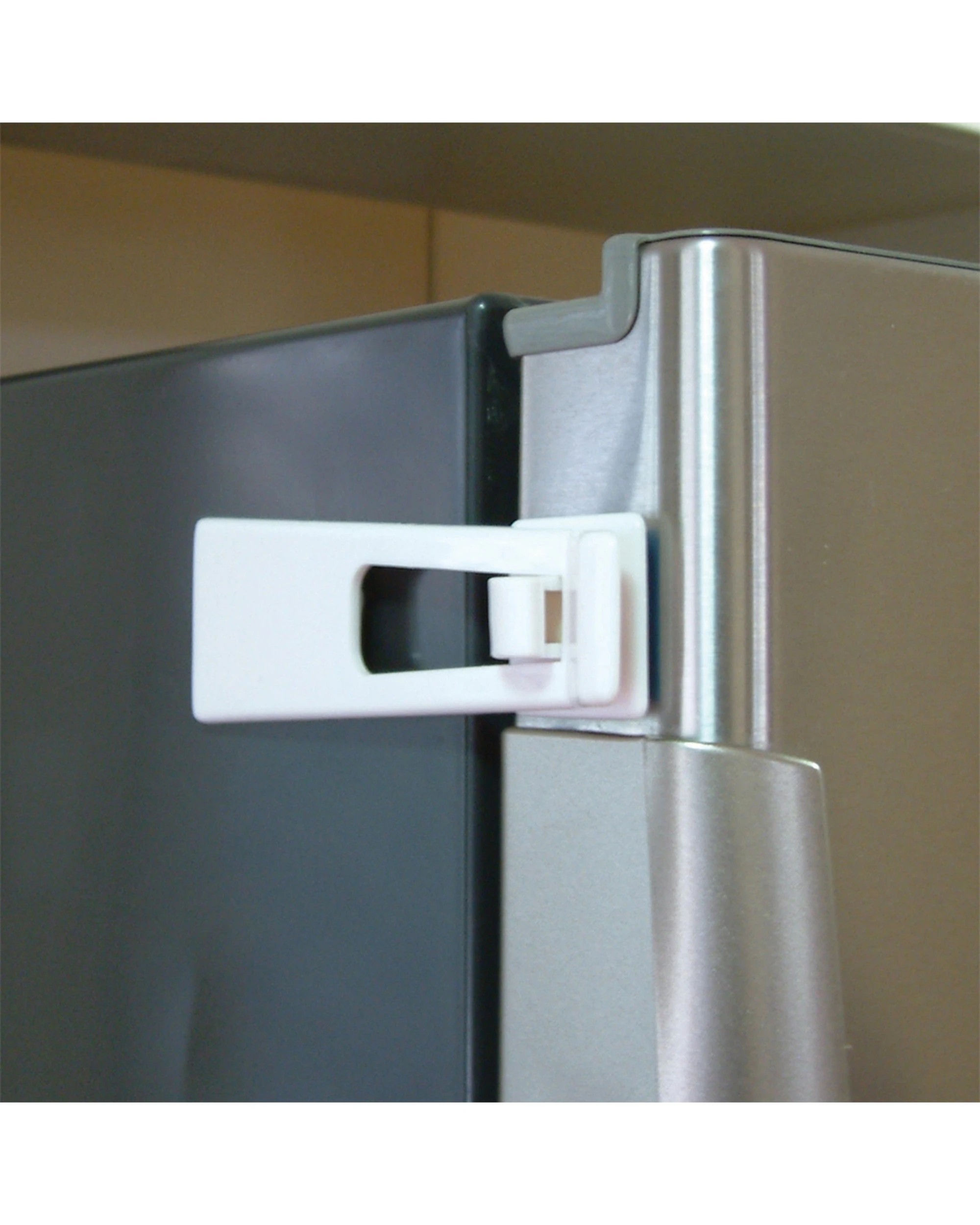5 Dreambaby 2pk Baby Safety Refrigerator Latch Prevents Accidents Easy Use - White, 5 of 5
