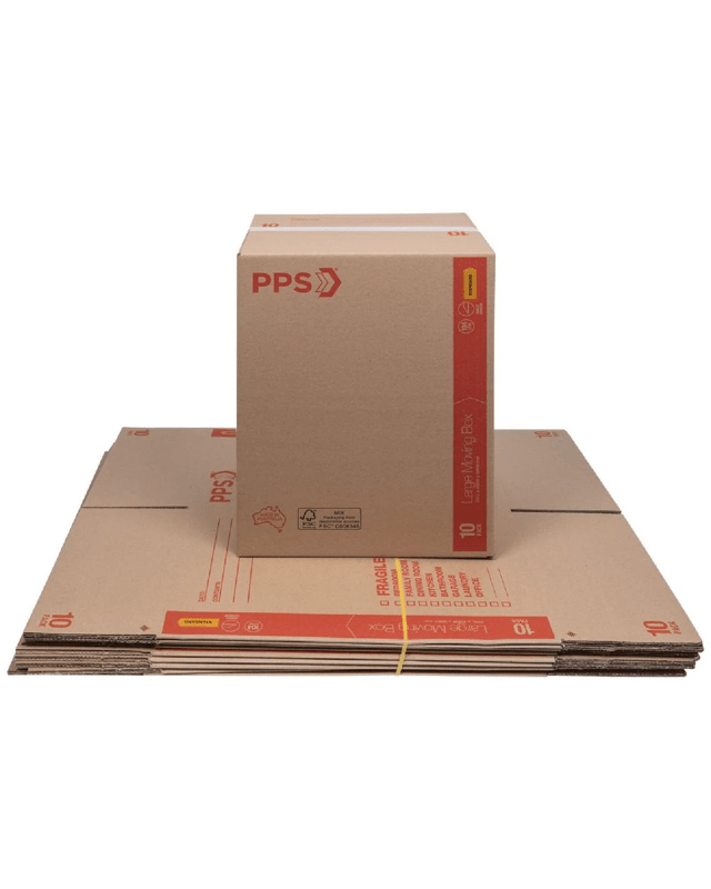 PPS Moving Boxes Large 431 x 406 x 596mm 10 