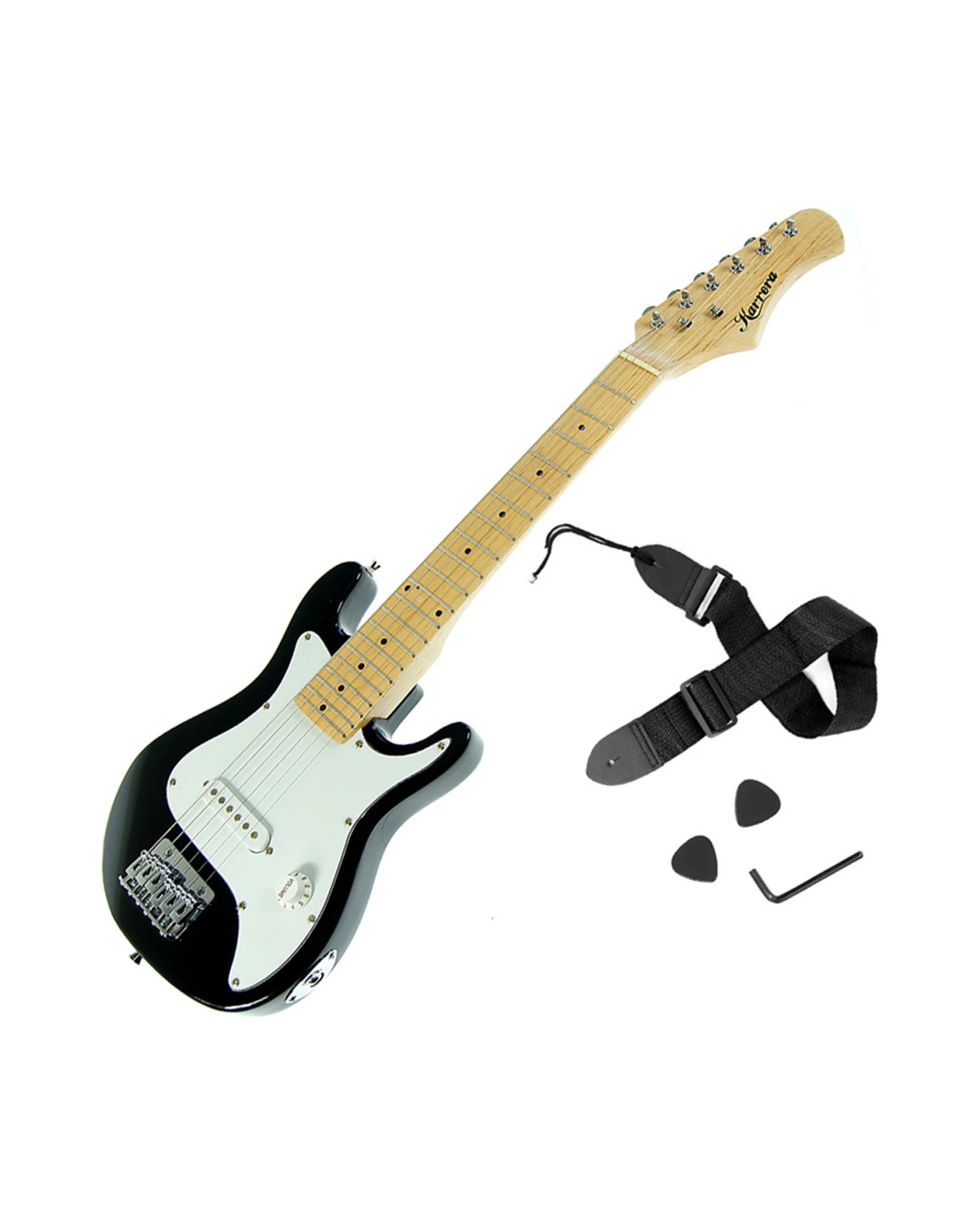 1 Karrera Kids Electric Guitar Ideal Childrens Gift Sunburst Junior Strings Musical Instrument, 1 of 7