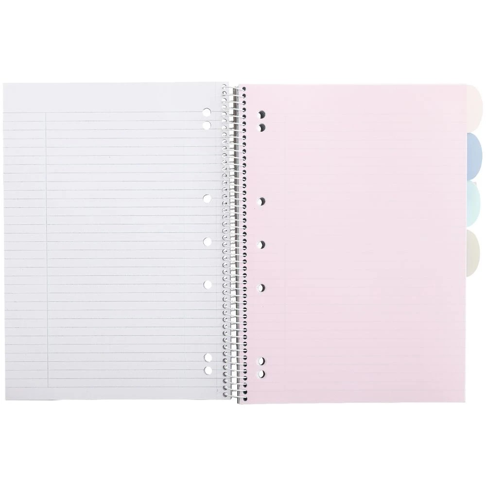 4 Otto A4 5 Subject Book 250 Page Lilac, 4 of 5