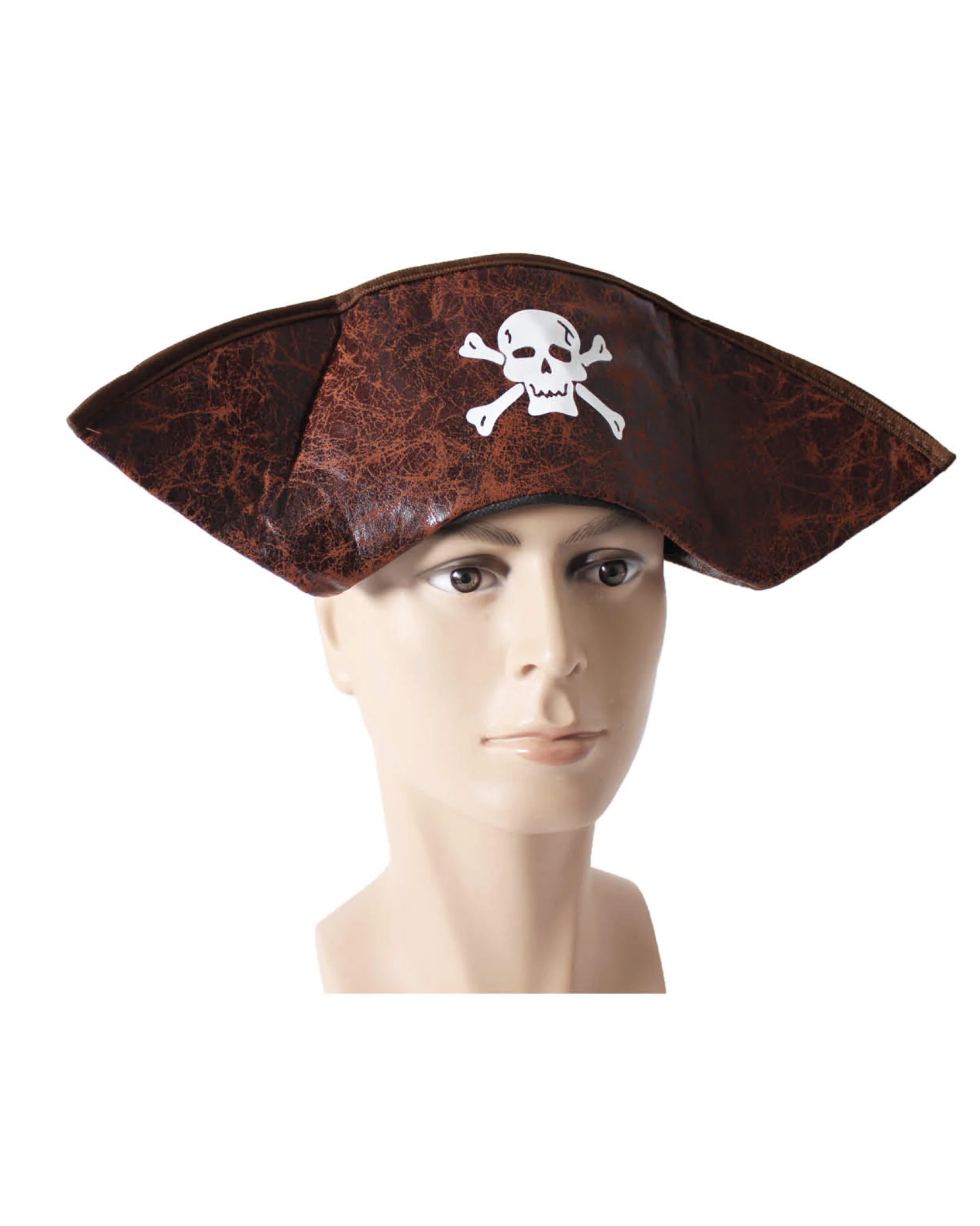 1 BR Costumes Pirate Tricorn Hat for Halloween Costumes