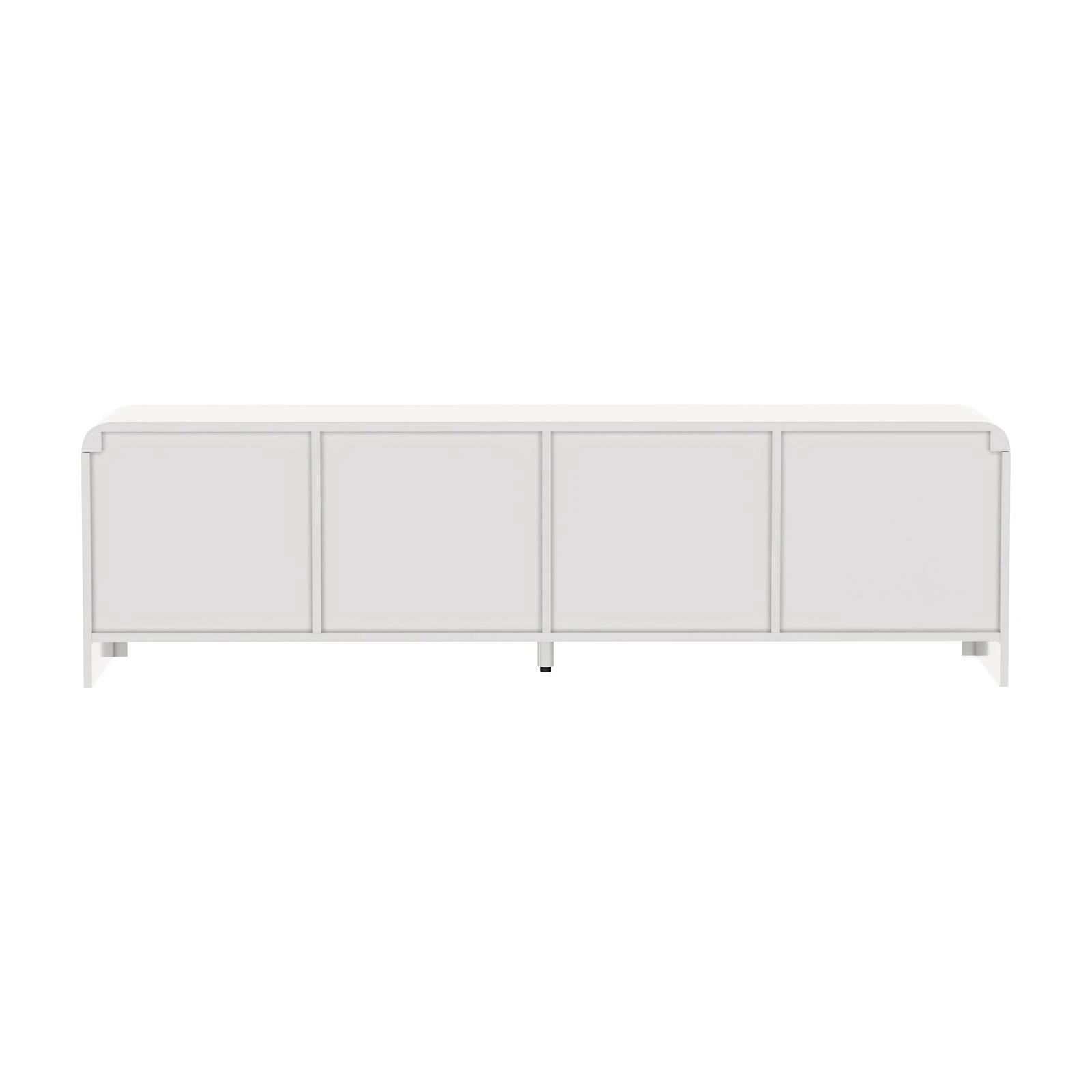 10 Oikiture TV Cabinet Entertainment Unit 160cm - White, 10 of 10