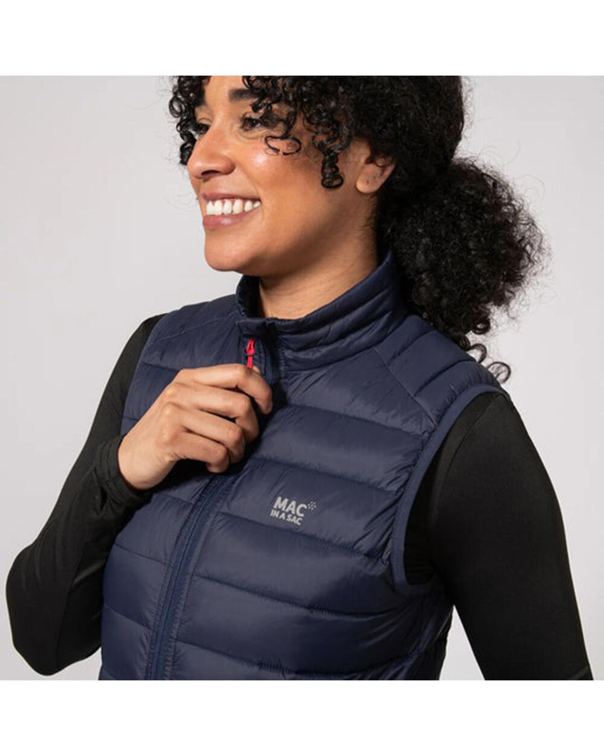 2 Mac In A Sac Synergy Packable Womens Filled Thermolite Vest NAVY, 2 of 3