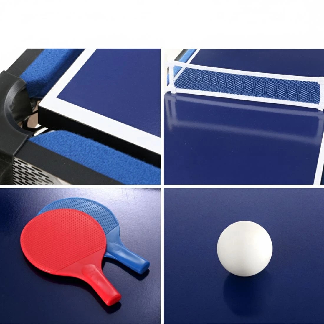 4 Everfit 5-In-1 Game Table Pool Soccer Table Tennis Air Hockey Basketball Arcade Gift - Multi, 4 of 5