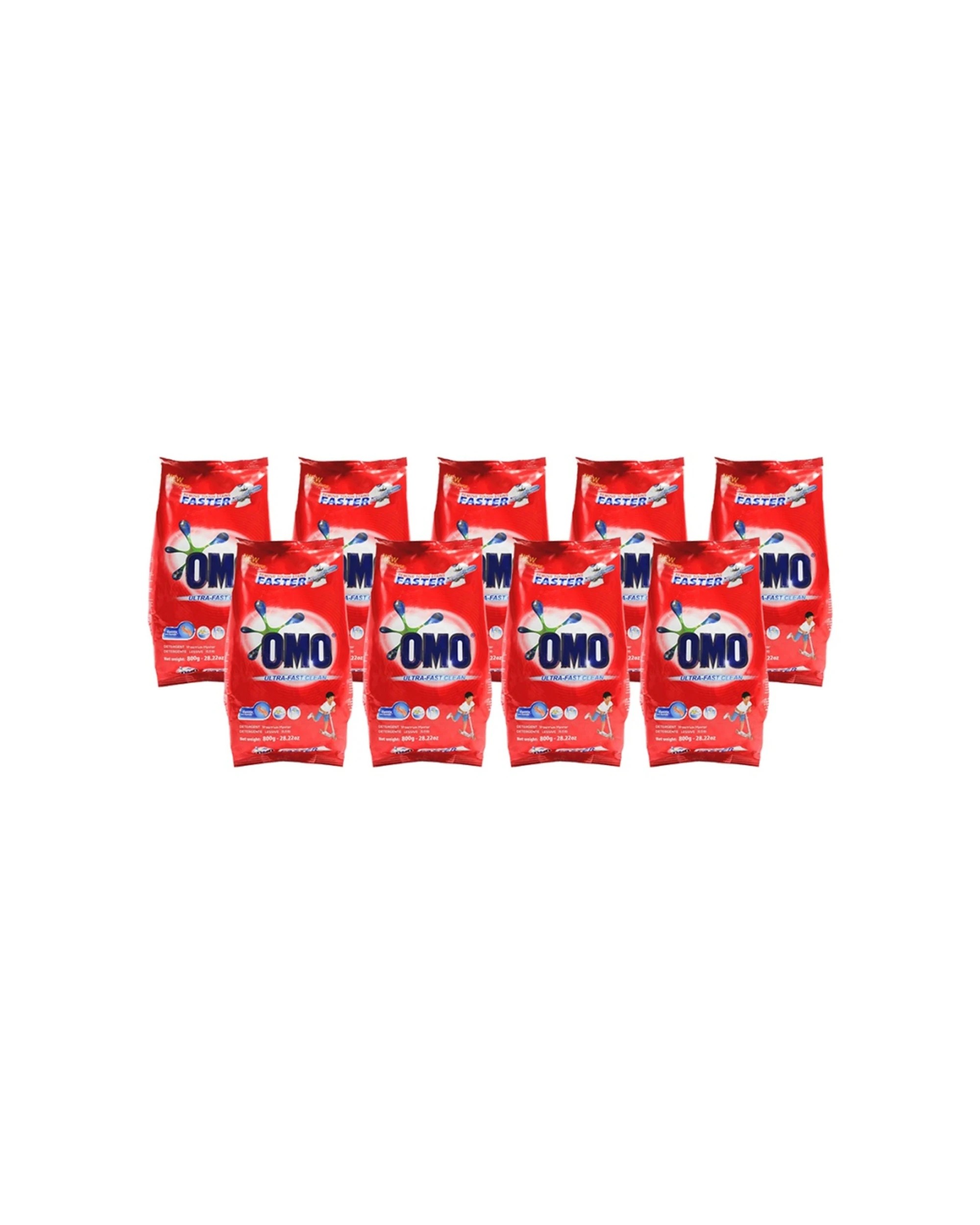 1 Omo Laundry Detergent Powder 9PK Hand Wash Top Loader 800g Stain Remover, 1 of 5