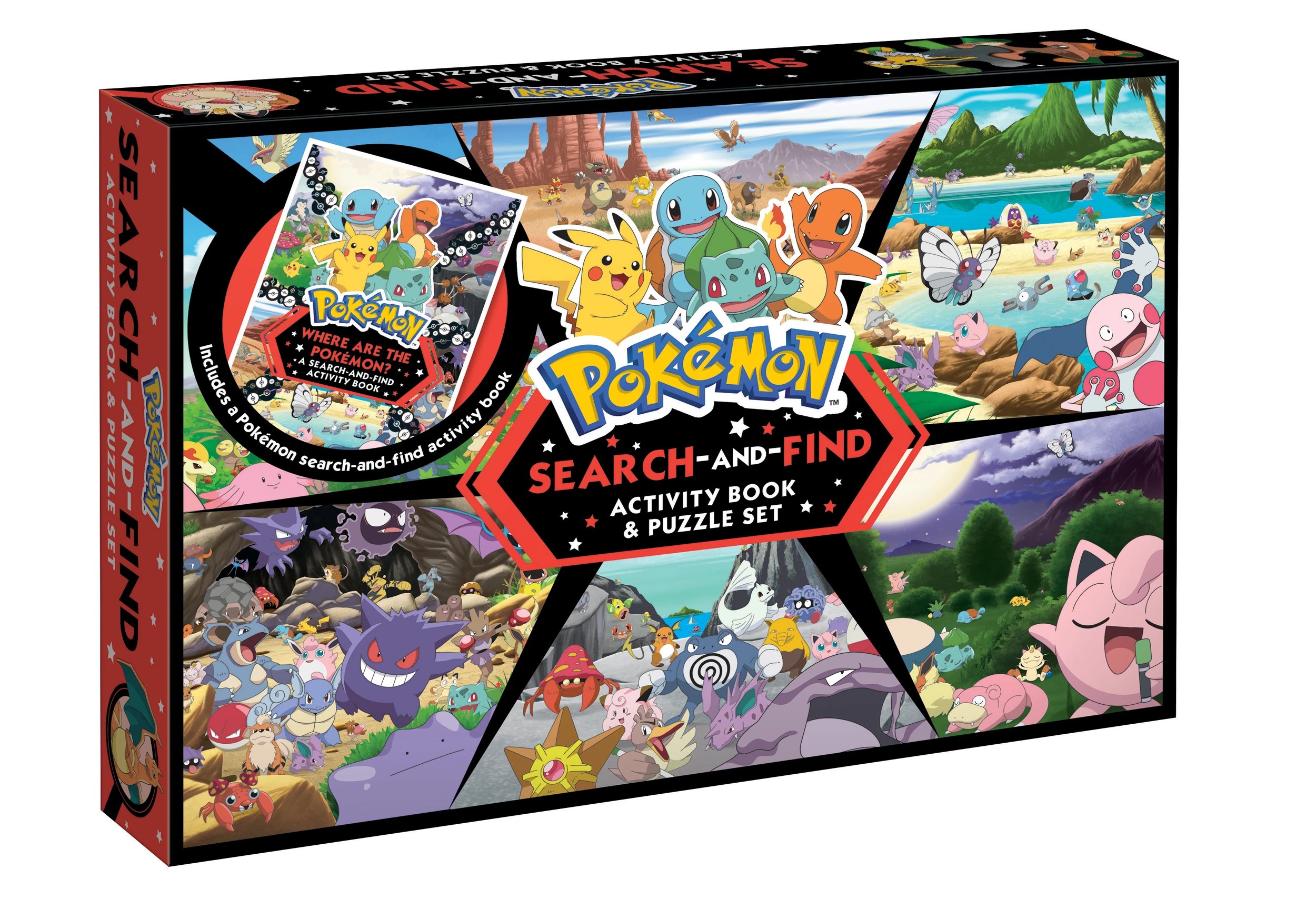 1 Pokemon: Search-and-Find Activity Book & Puzzle Set - Book