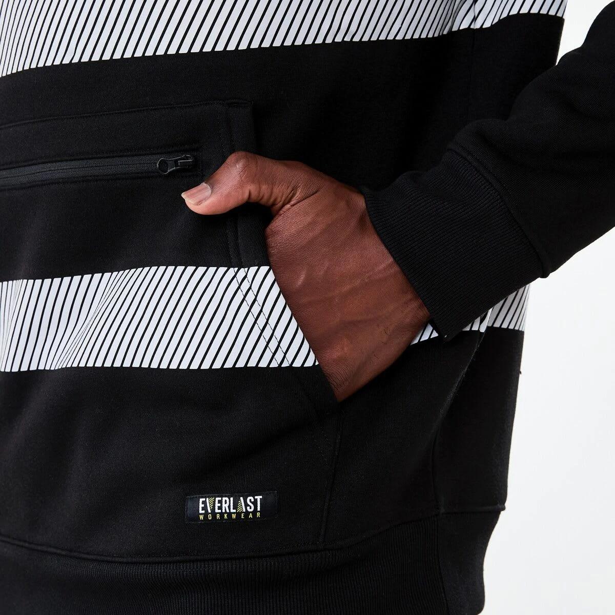 6 Everlast Work Reflective Pull Over Hoodie Black, 6 of 10