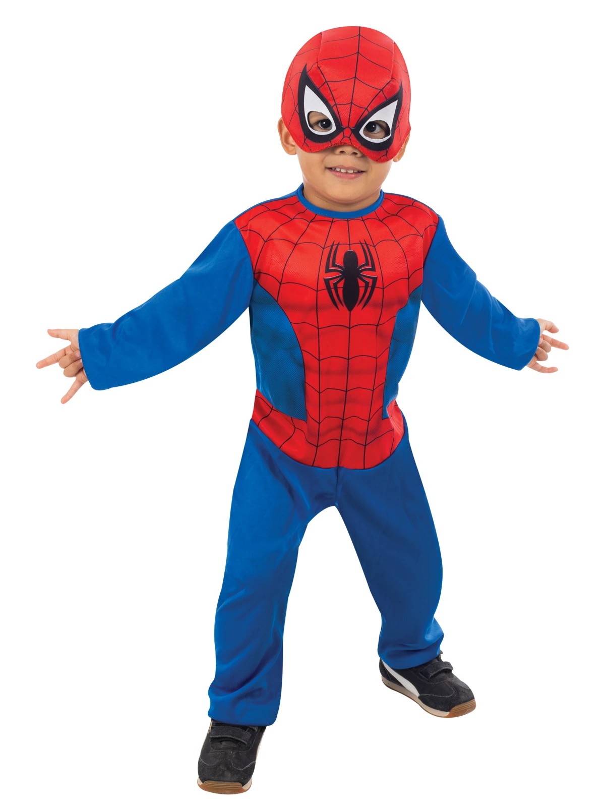 2 Disney Junior Marvel Spidey and His Amazing Friends Spidey Child Costume - Ages 18-36 Months, 2 of 5