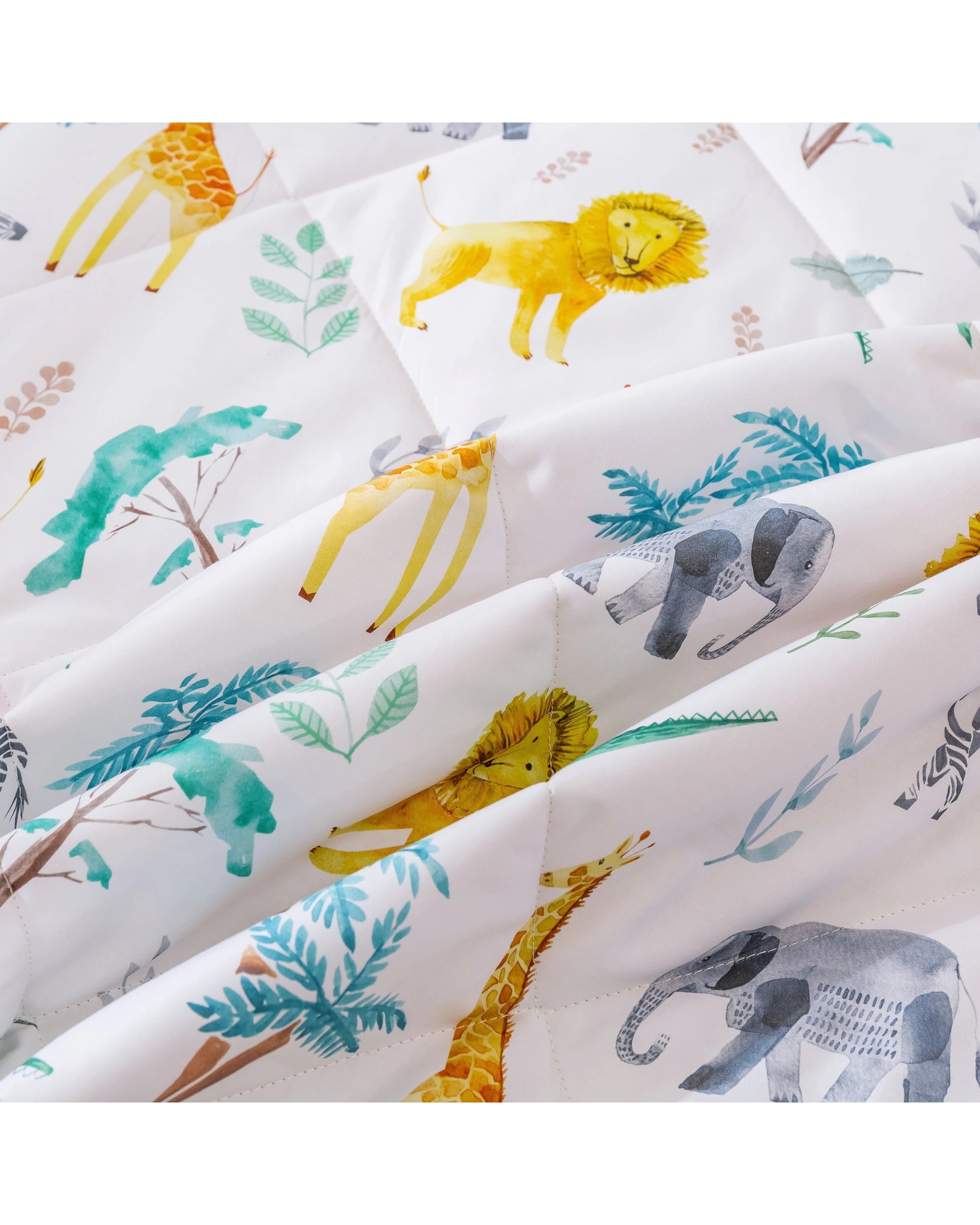 5 Jack & Ava Comforter Set At The Zoo - Double Bed - Animal Print, 5 of 7