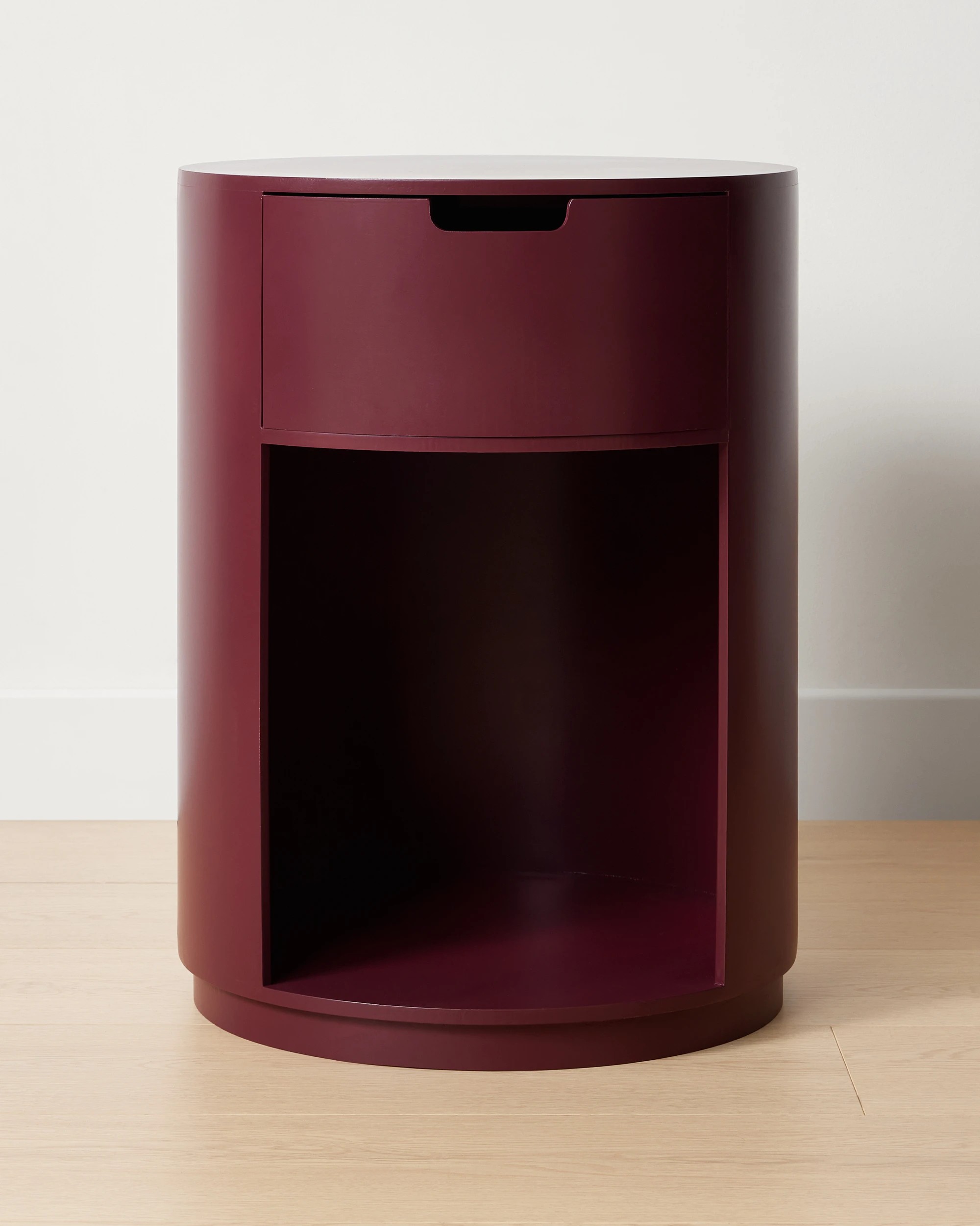 3 Chloe Bedside Table - Burgundy, 3 of 7