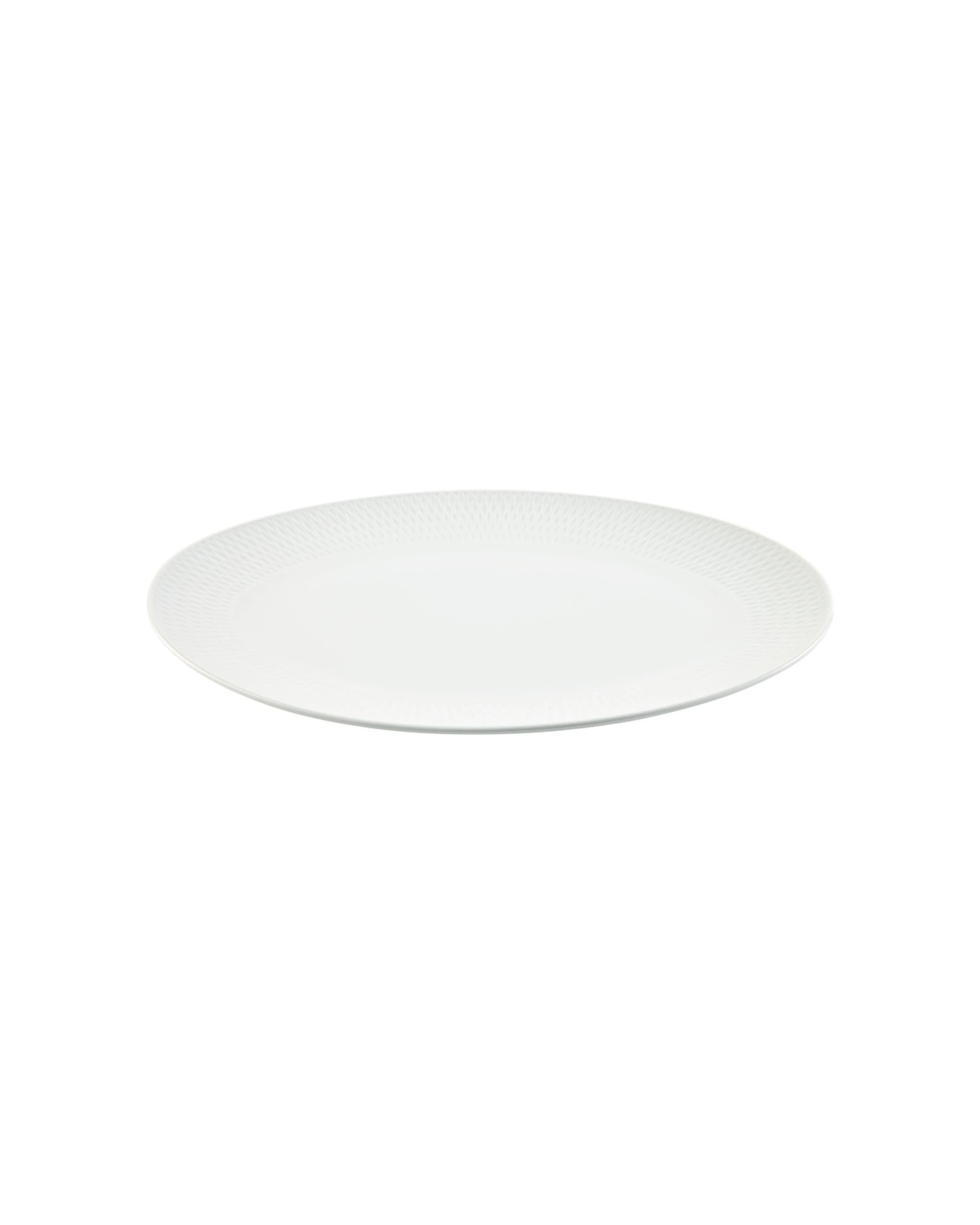 2 Maxwell And Williams White Basics Diamonds Oval Platter Porcelain 44x32cm - White, 2 of 3