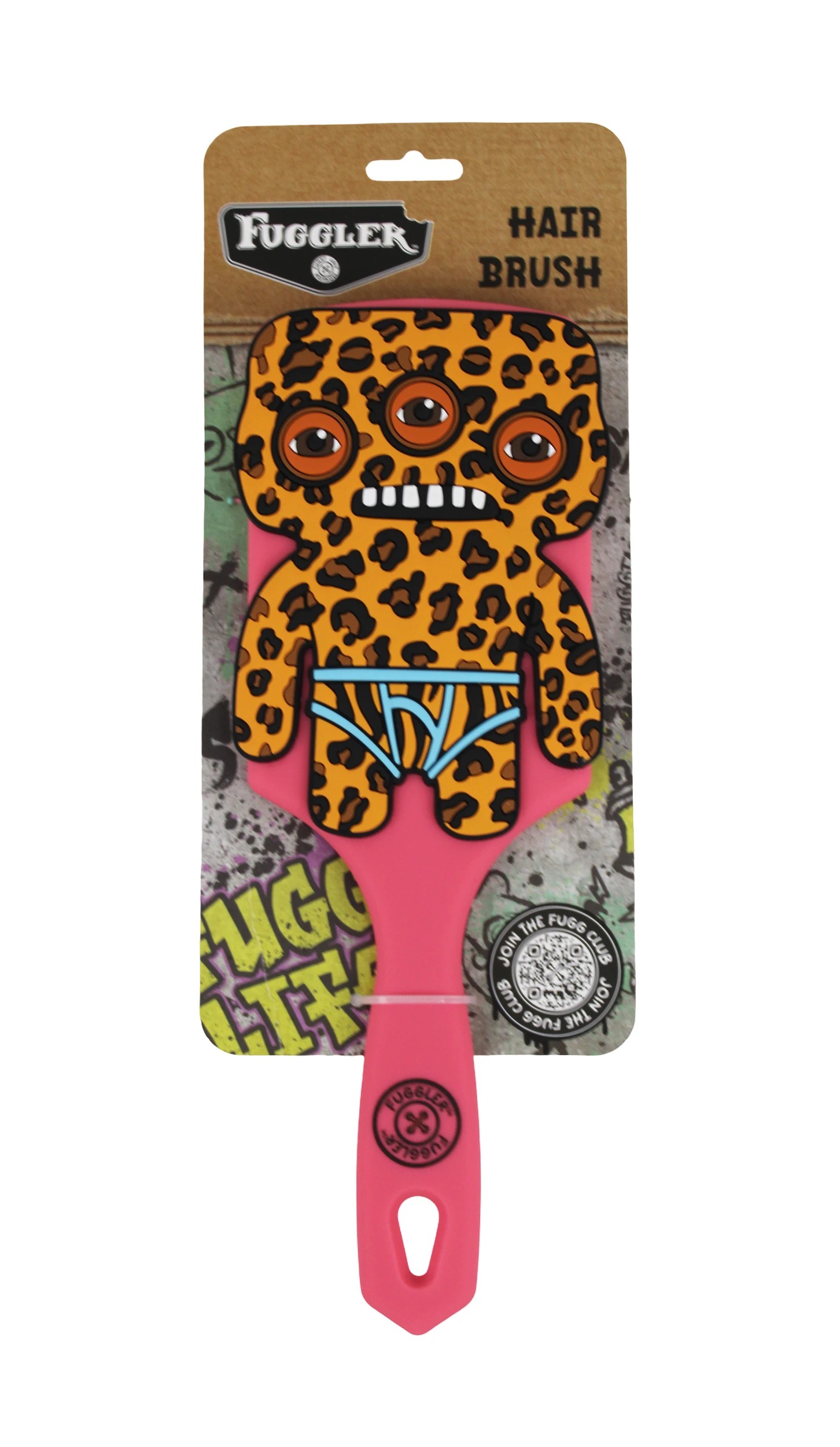 1 Fuggler Paddle Hairbrush -Tiger, 1 of 4
