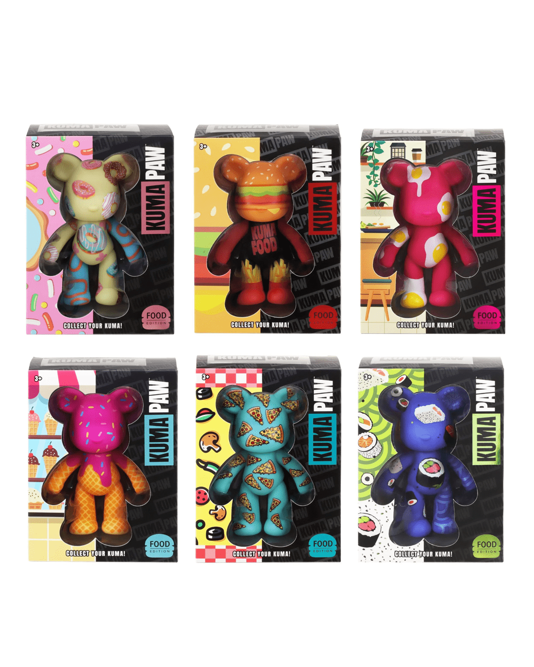 2 Kuma Paw Food Edition Figure - Assorted, 2 of 9