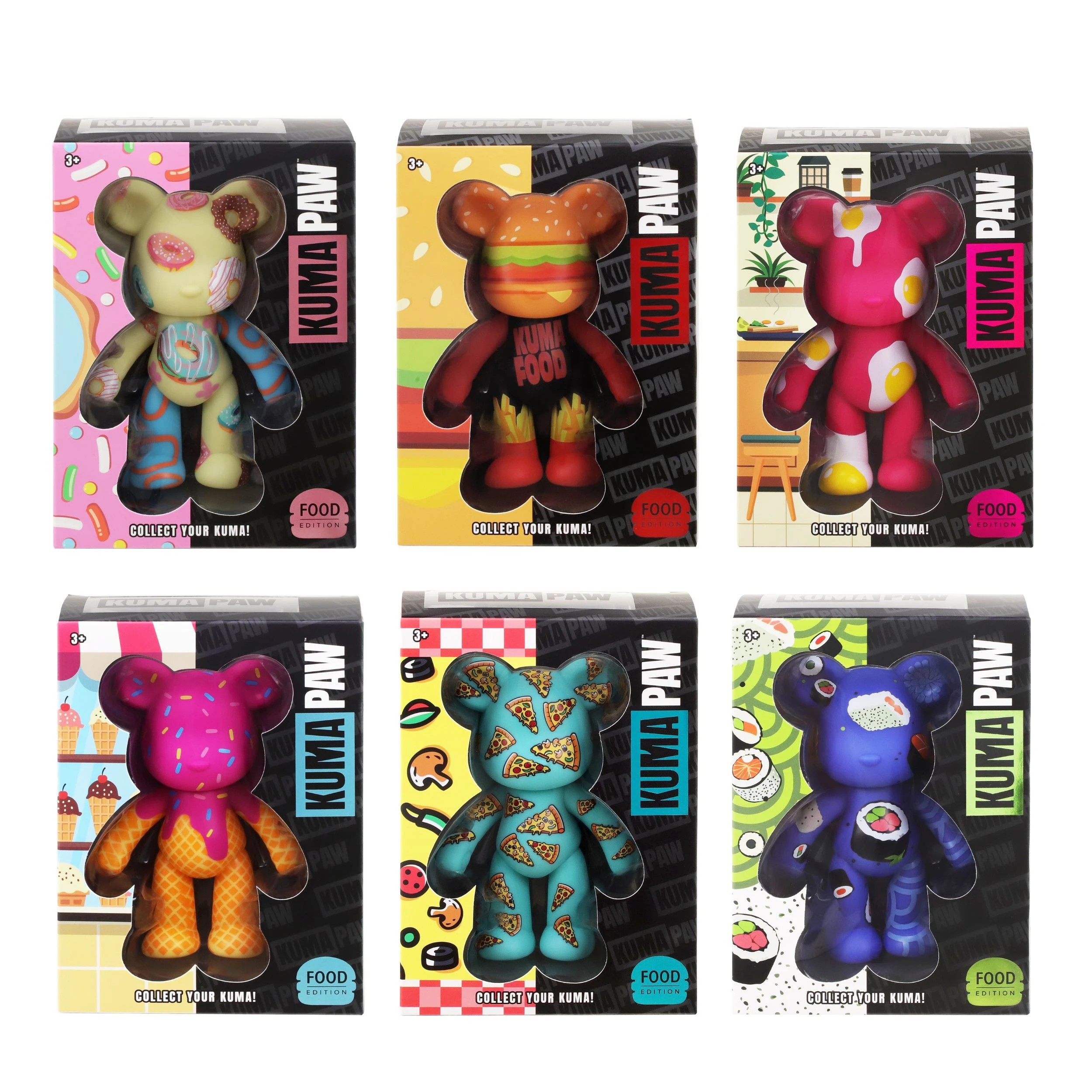 2 Kuma Paw Food Edition Figure - Assorted, 2 of 9