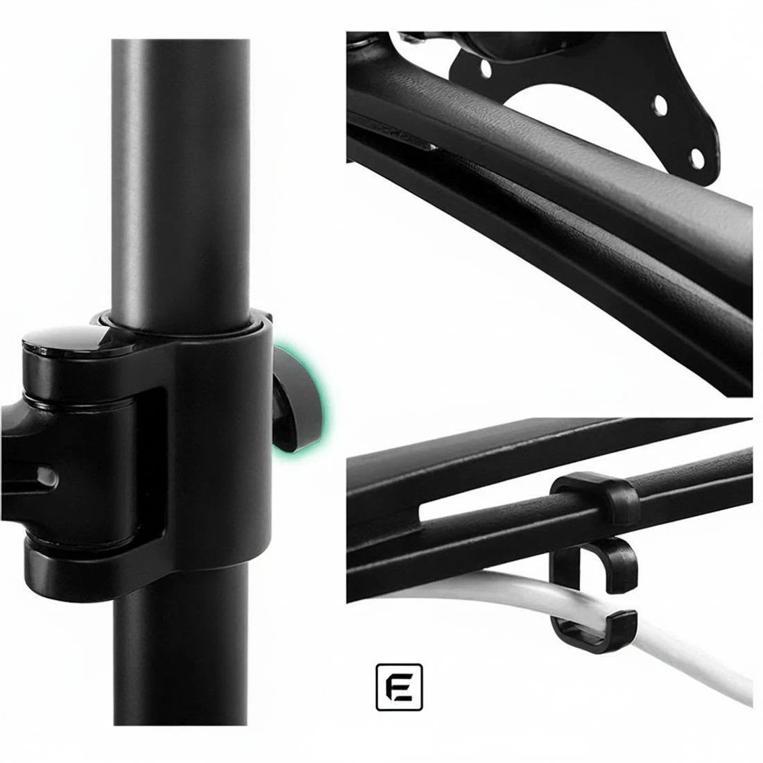 6 Artiss Monitor Arm Desk Mount Screen Holder Bracket - Black, 6 of 10