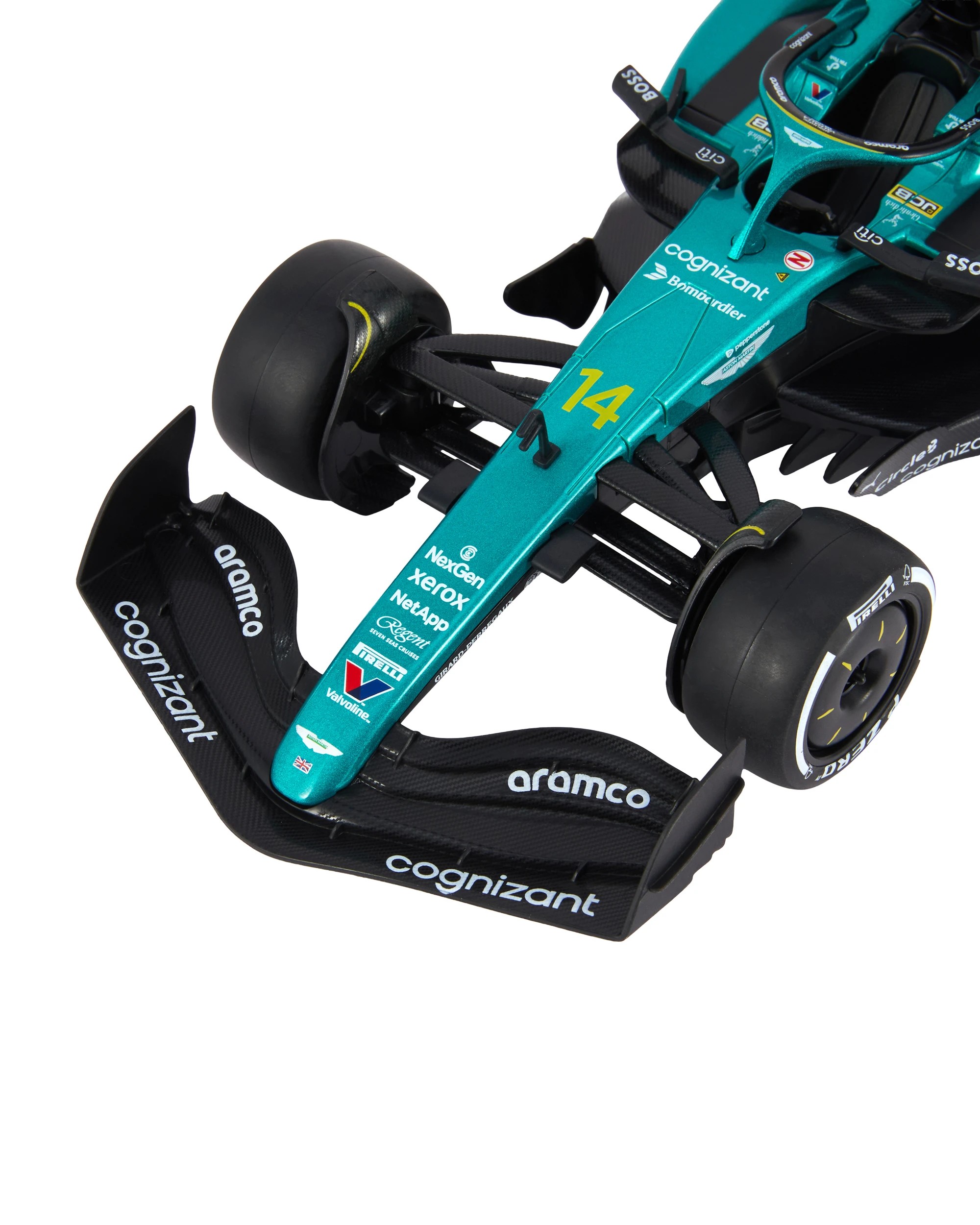 7 Aston Martin Aramco F1 1:18 Scale Diecast Model Race Car, 7 of 9