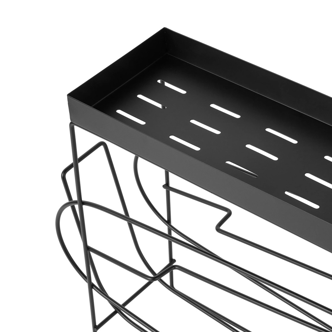 5 Toilet Roll Dispenser - Black, 5 of 7