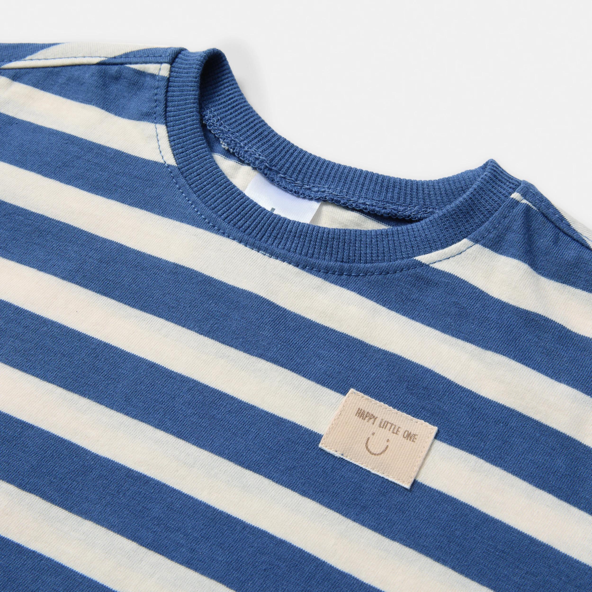 7 3 Pack Short Sleeve T-shirt BLUE STRIPES, 7 of 8