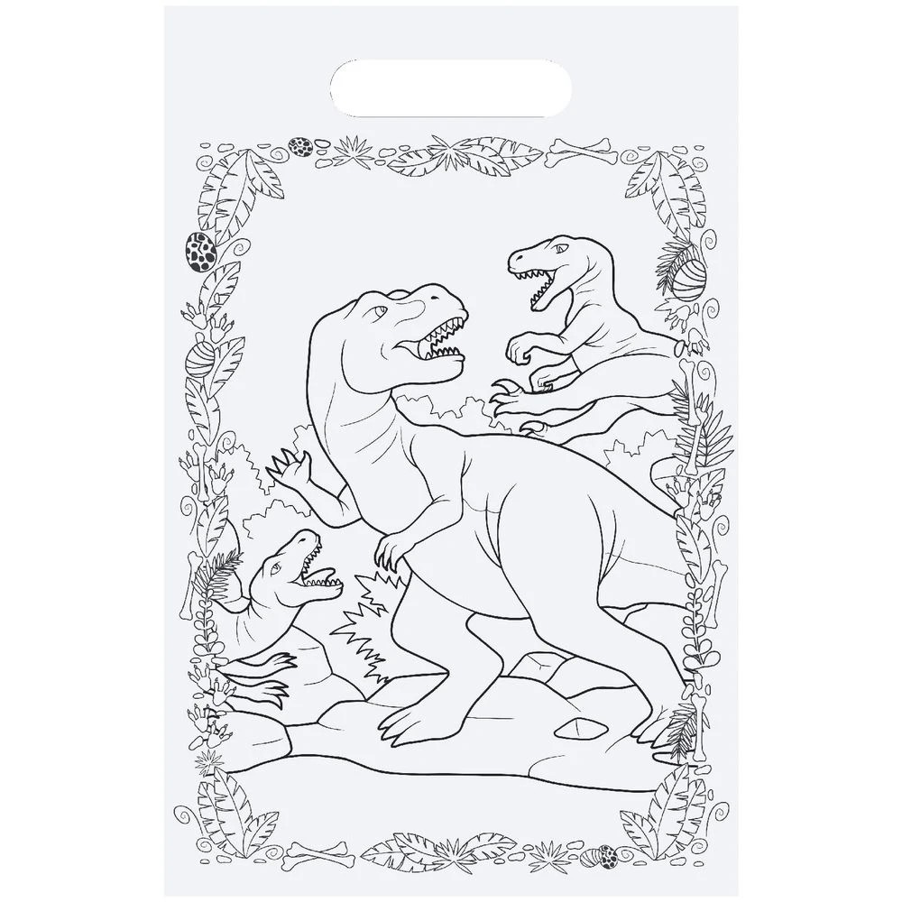 2 Lake Press Deluxe Colouring Pad Dinosaurs, 2 of 3