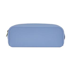 Silicone Barrel Pencil Case - Blue