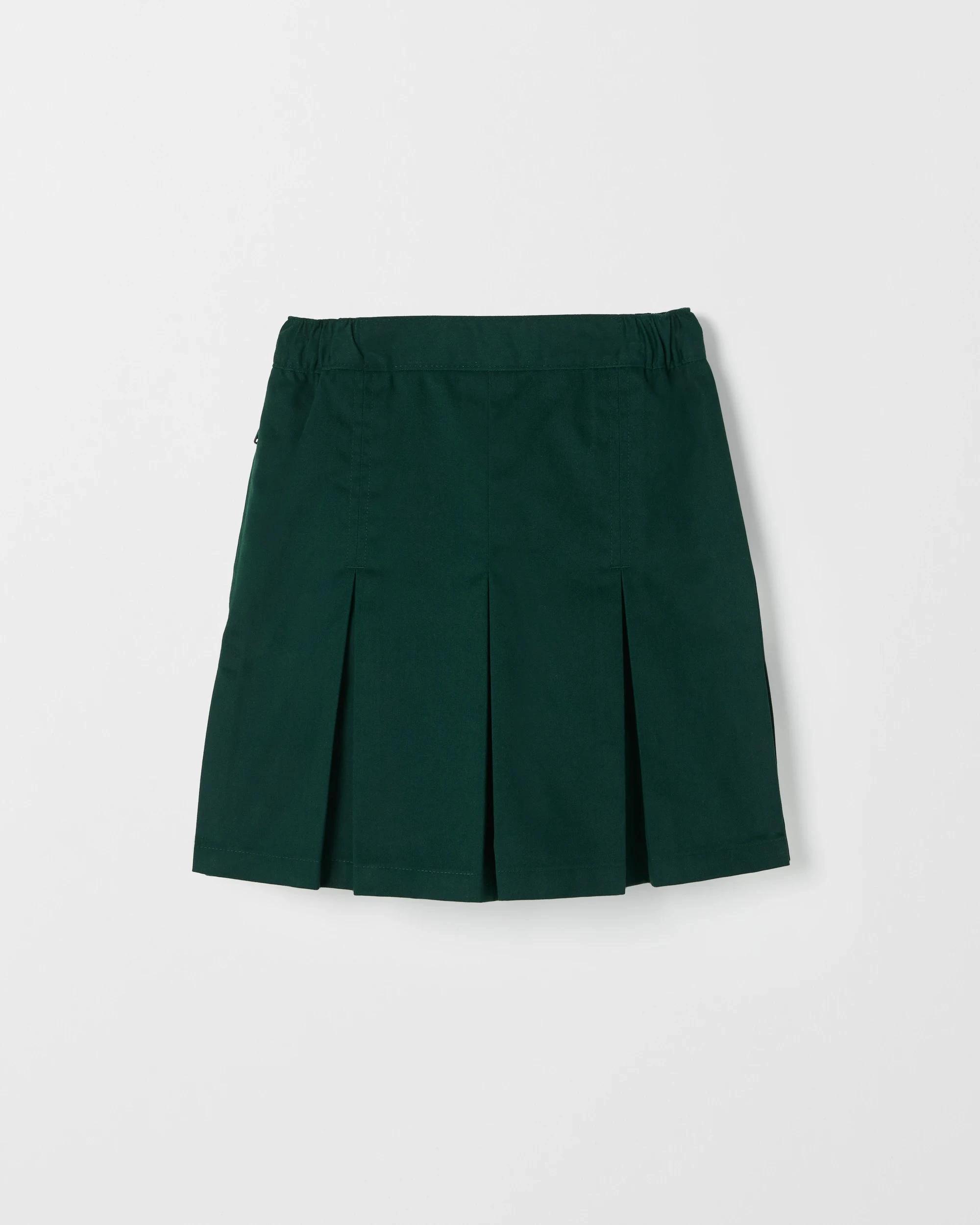 4 Target Kids Australian Cotton Blend School 2 Pack Drill Skort BOTTLE GREEN, 4 of 5