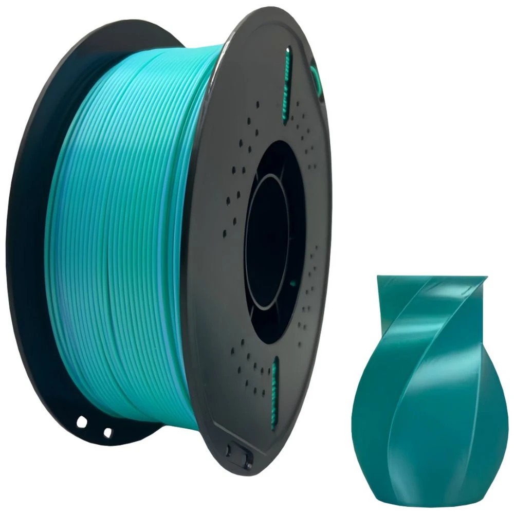 1 Keytek PLA Gradient 3D Printer Filament Blue/Green, 1 of 2