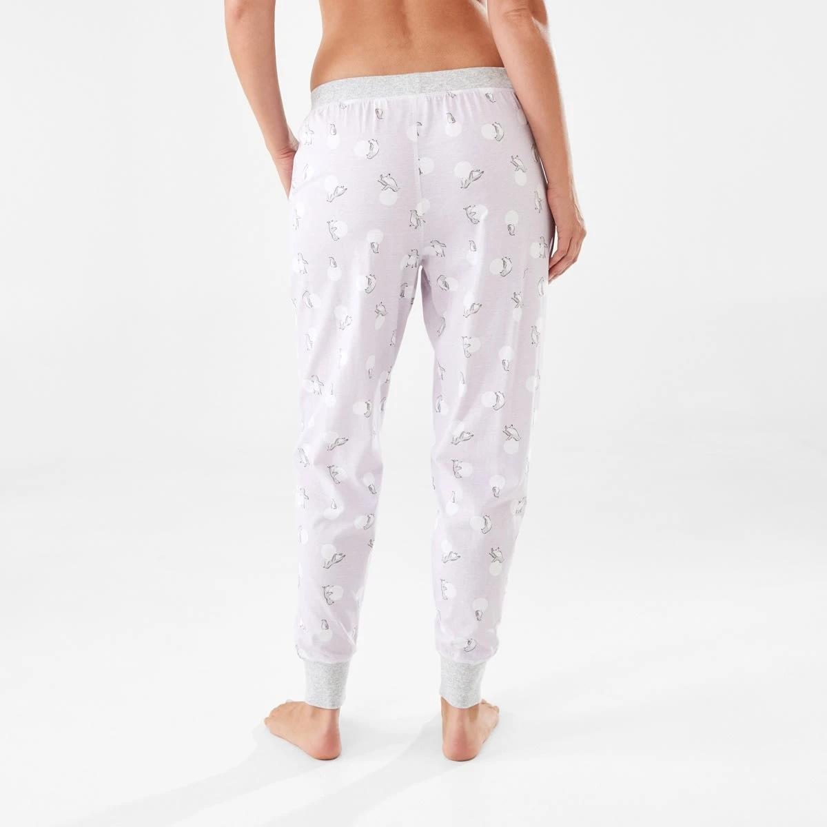 3 Printed Knit Cuffed Pants Penguin, 3 of 6
