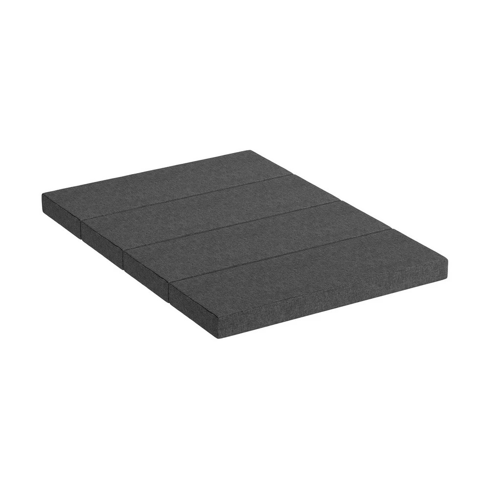 1 Giselle Bedding Foldable Mattress Folding Foam Mattresses Portable Mat - Double Bed - Grey, 1 of 9