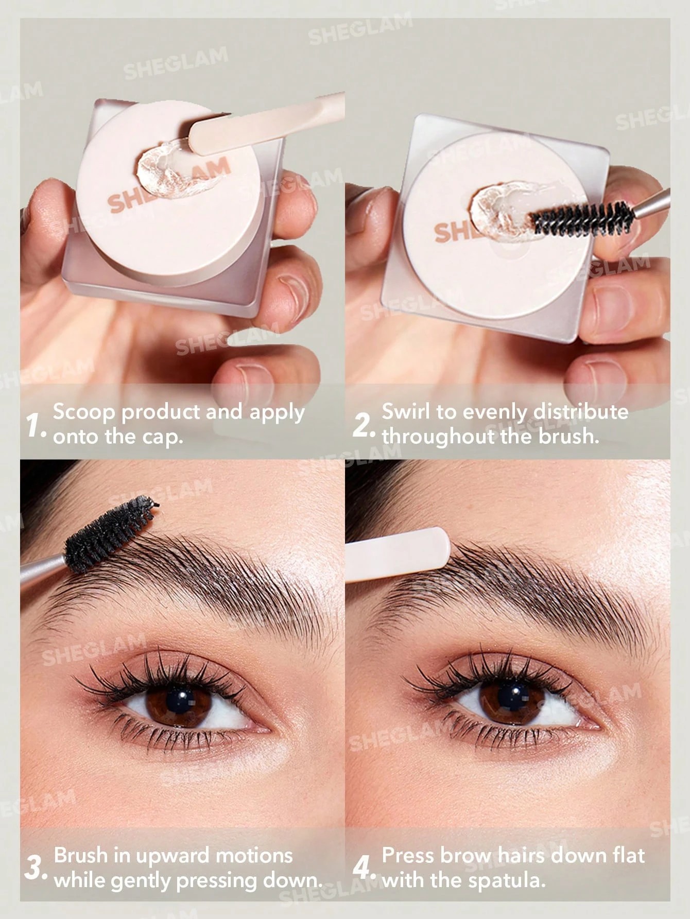 3 SHEGLAM Set Me Up Brow Hold - Crystal Clear, 3 of 5