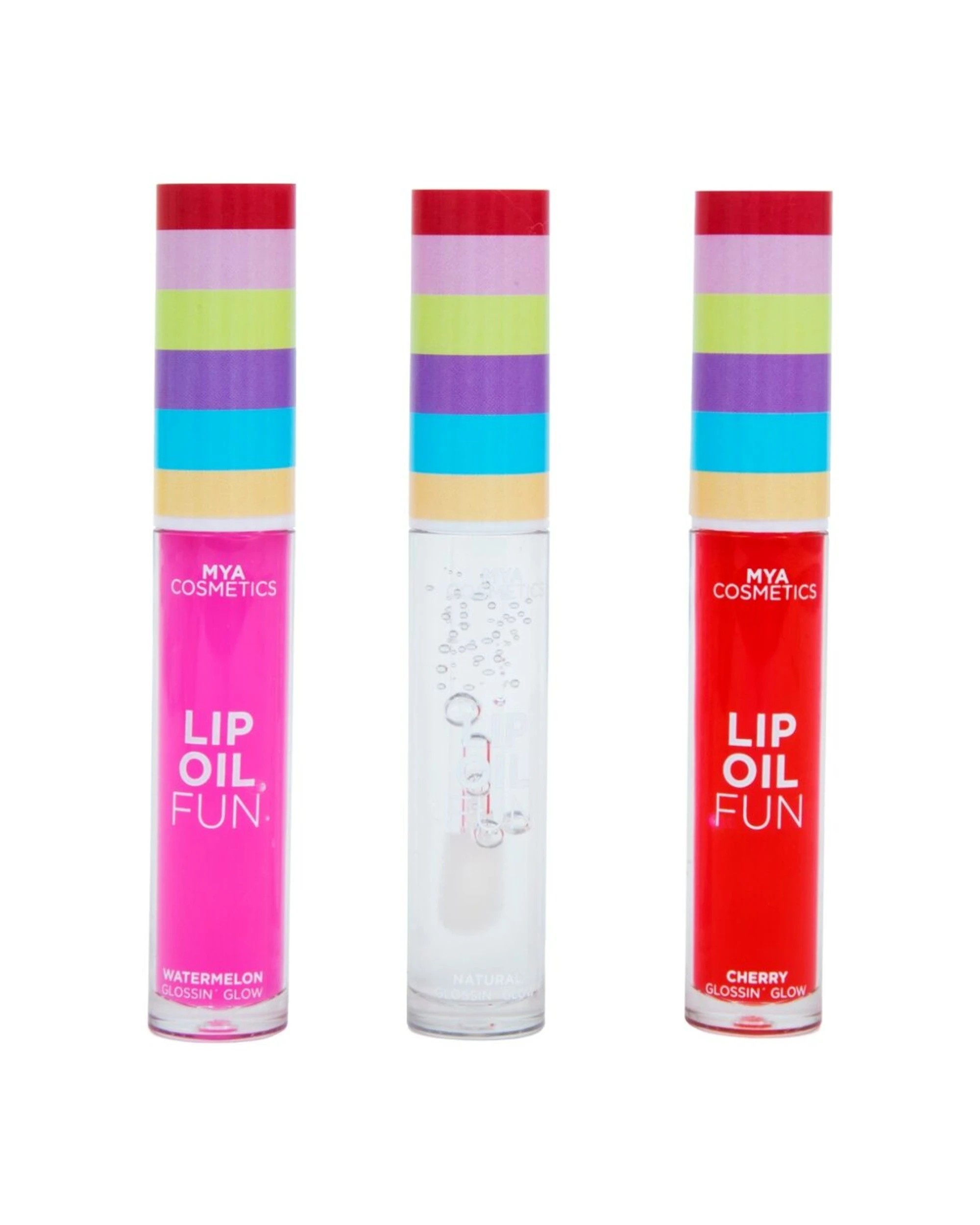 7 MYA 2x 3pc Lip Oil Fruity Scent Lightweight Kids Children - Multi, 7 of 8