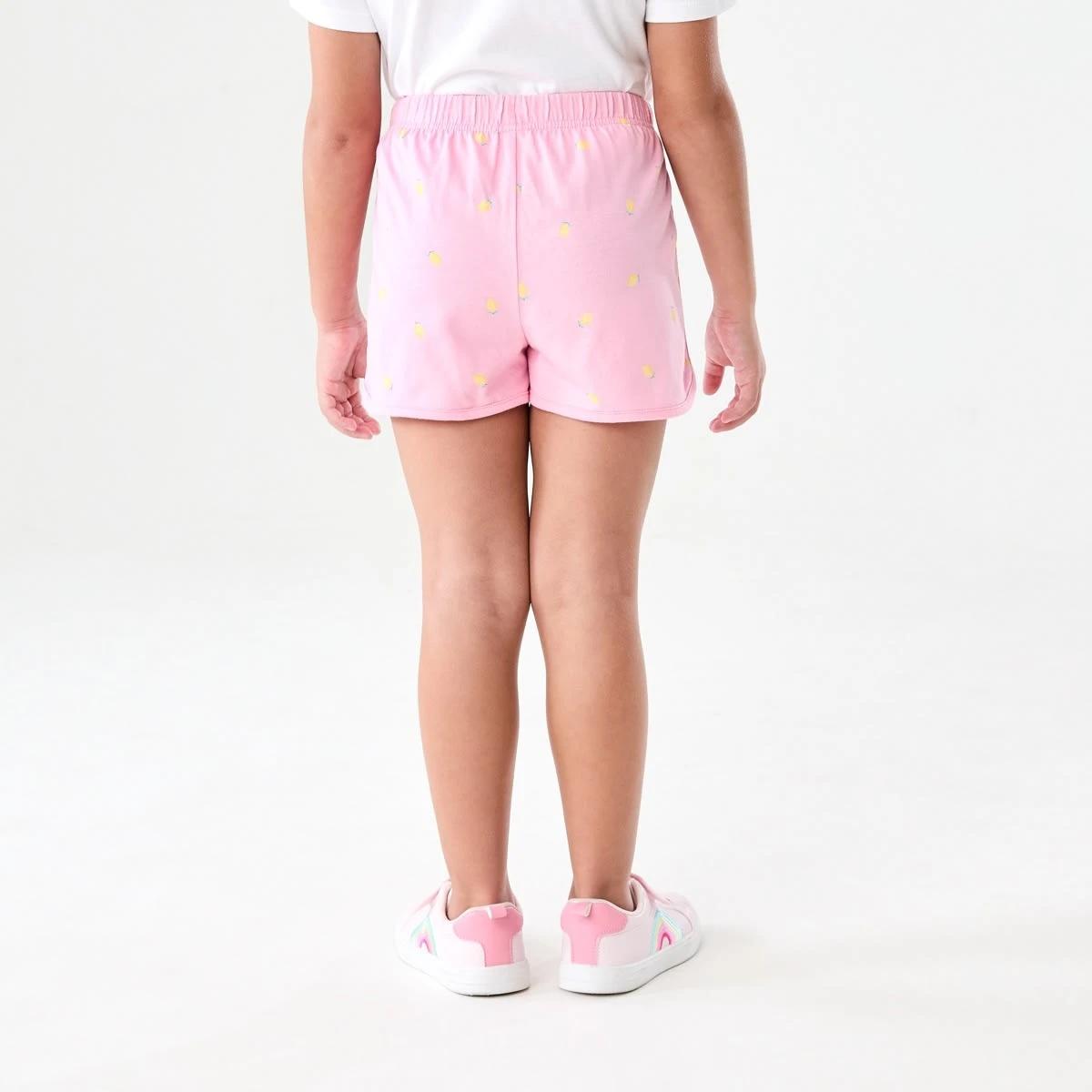 2 Print Jersey Shorts MINI CITRUS PRISMATIC PINK, 2 of 6