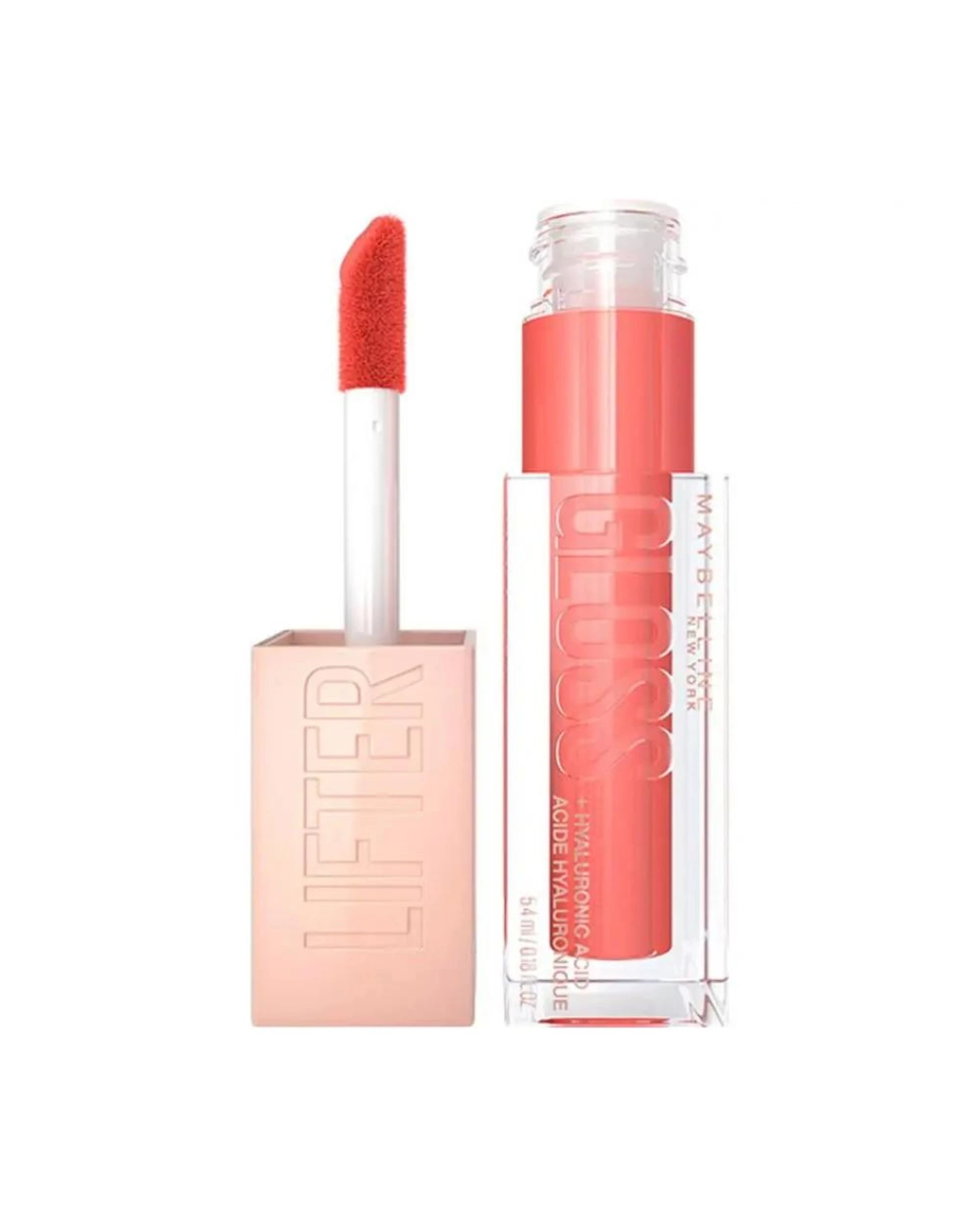 2 3 x Maybelline Lifter Gloss Hydrating Lip Gloss 5.4mL - 22 Peach Ring - Pink, 2 of 8