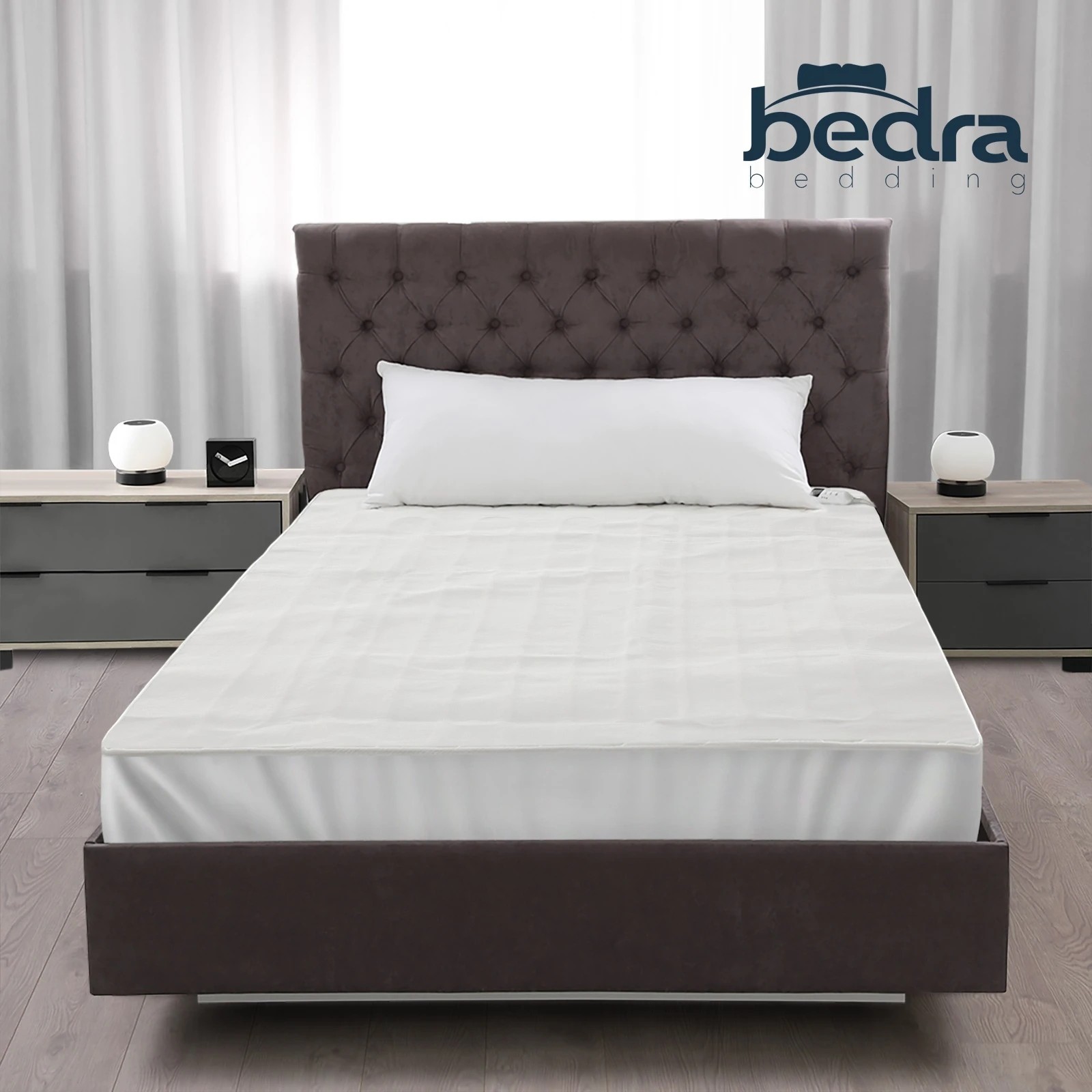 8 Bedra Bedding Electric Blanket Fully Fitted Polyester Heated Underlay King Single - King Single Bed - White, 8 of 10