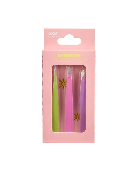 OXX Cosmetics Eyebrow Tweezer Trio Set