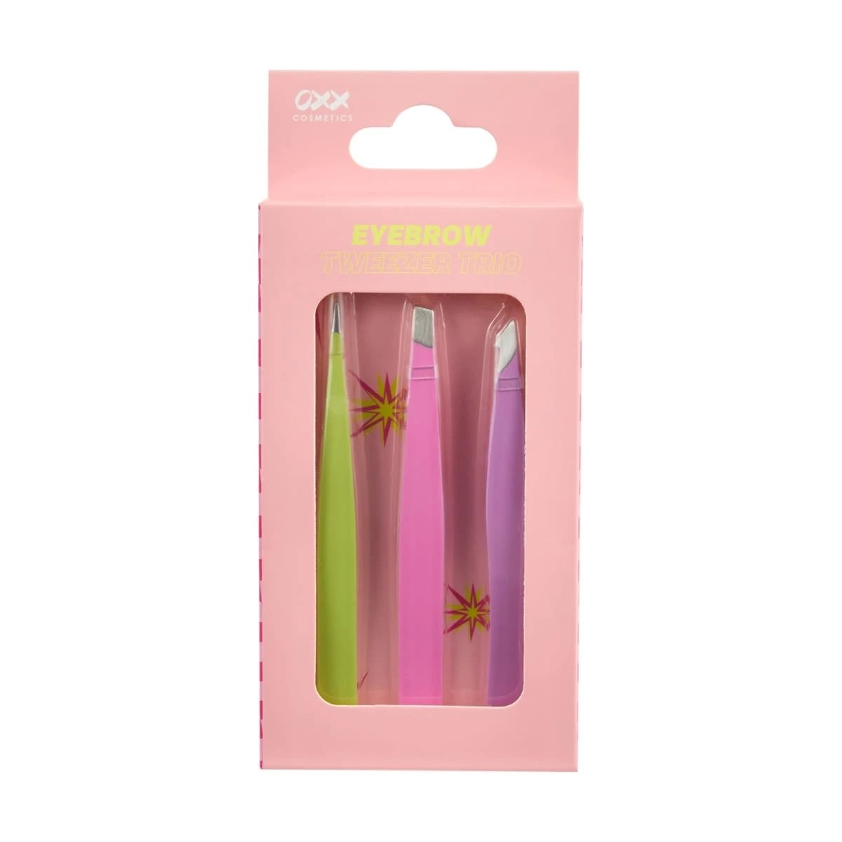 1 OXX Cosmetics Eyebrow Tweezer Trio Set, 1 of 3
