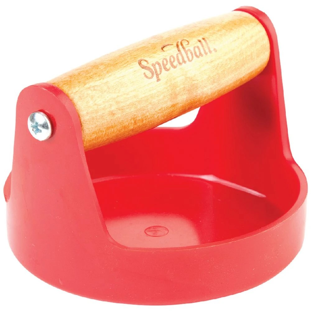 1 Speedball Red Baren 4”, 1 of 1