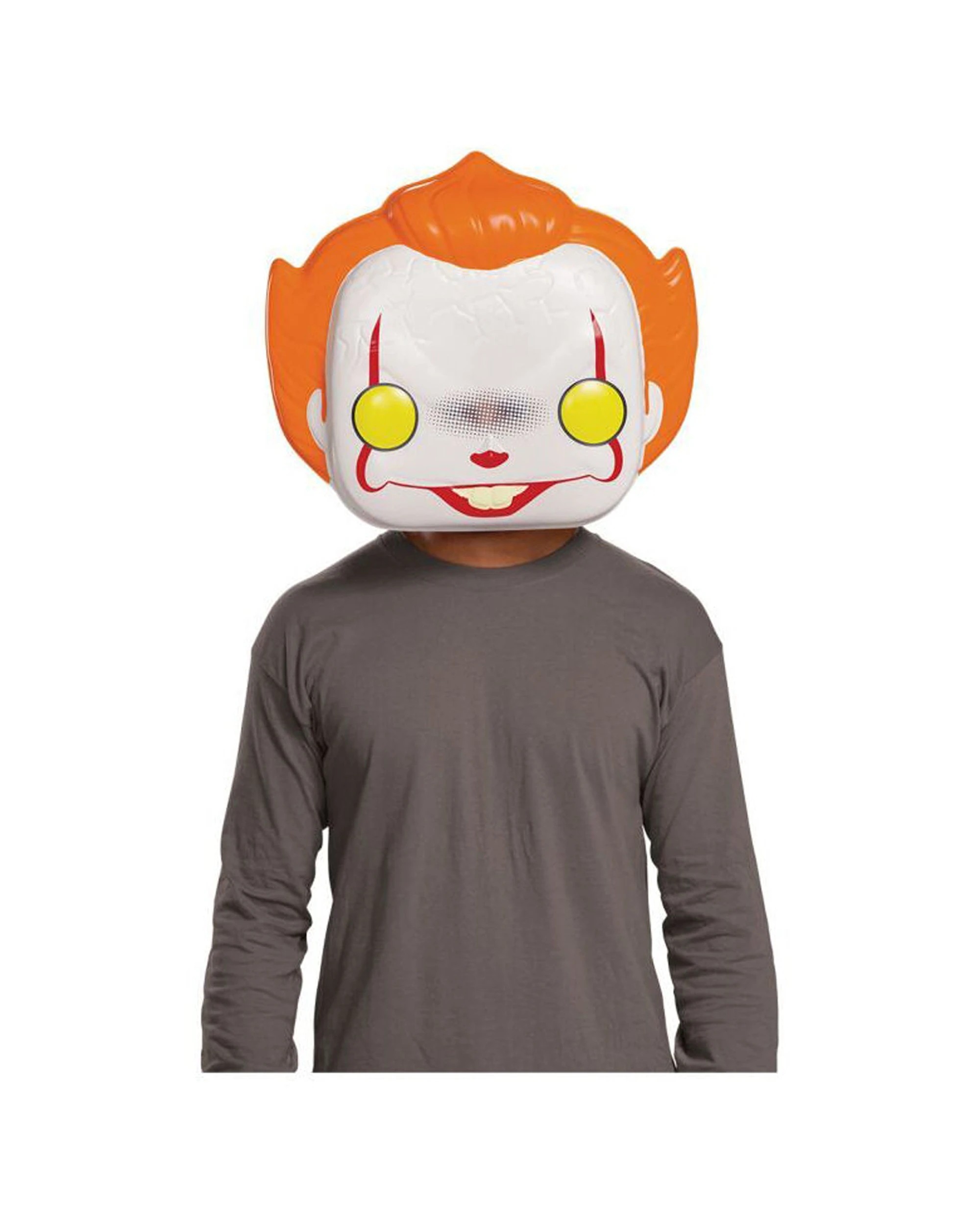 2 Stephen King IT Pennywise Pop Vacuform Halloween Costume Mask - One Size - Multi, 2 of 3