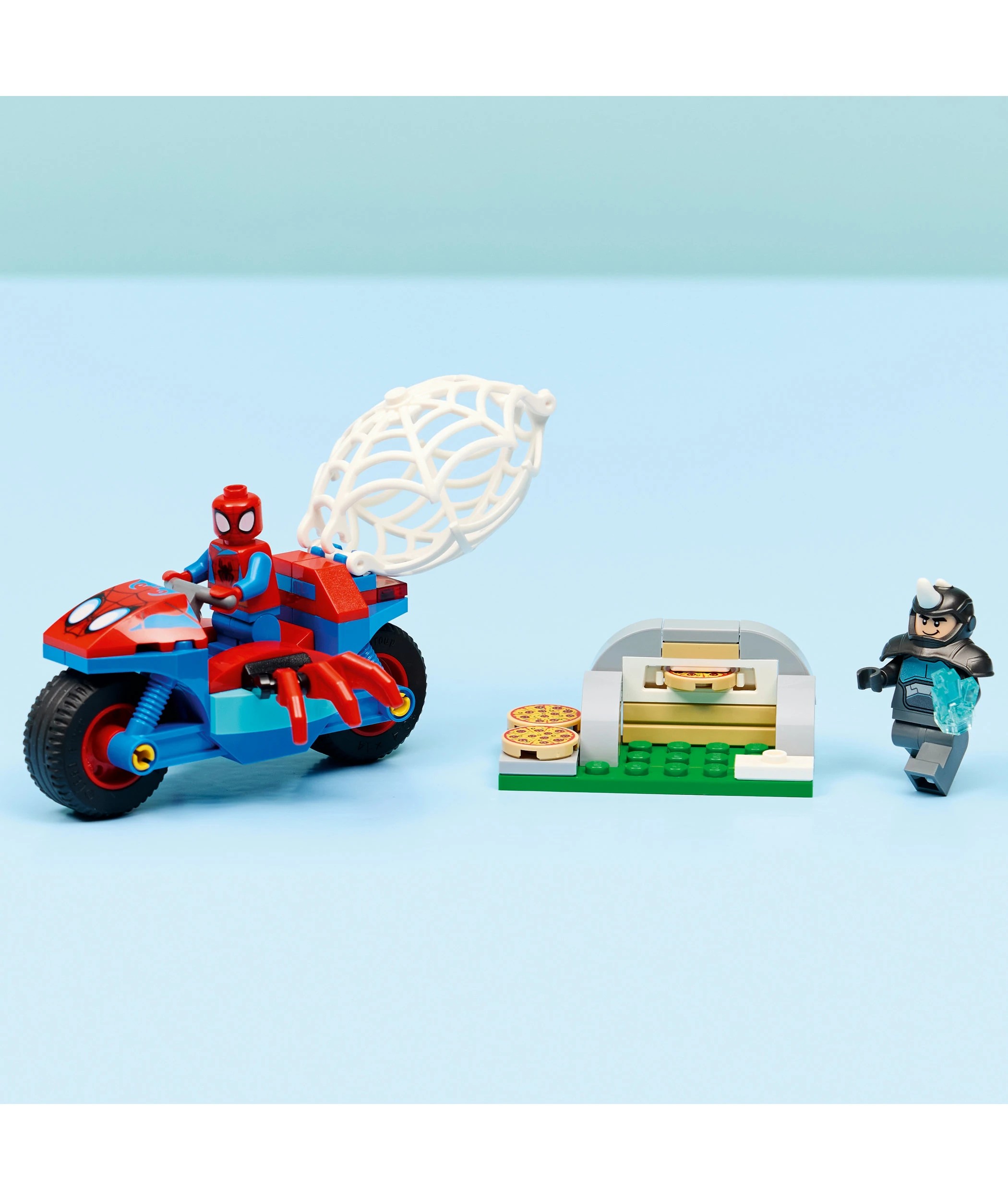 9 LEGO Spidey on his Motorcycle vs. Rhino 11206, 9 of 10