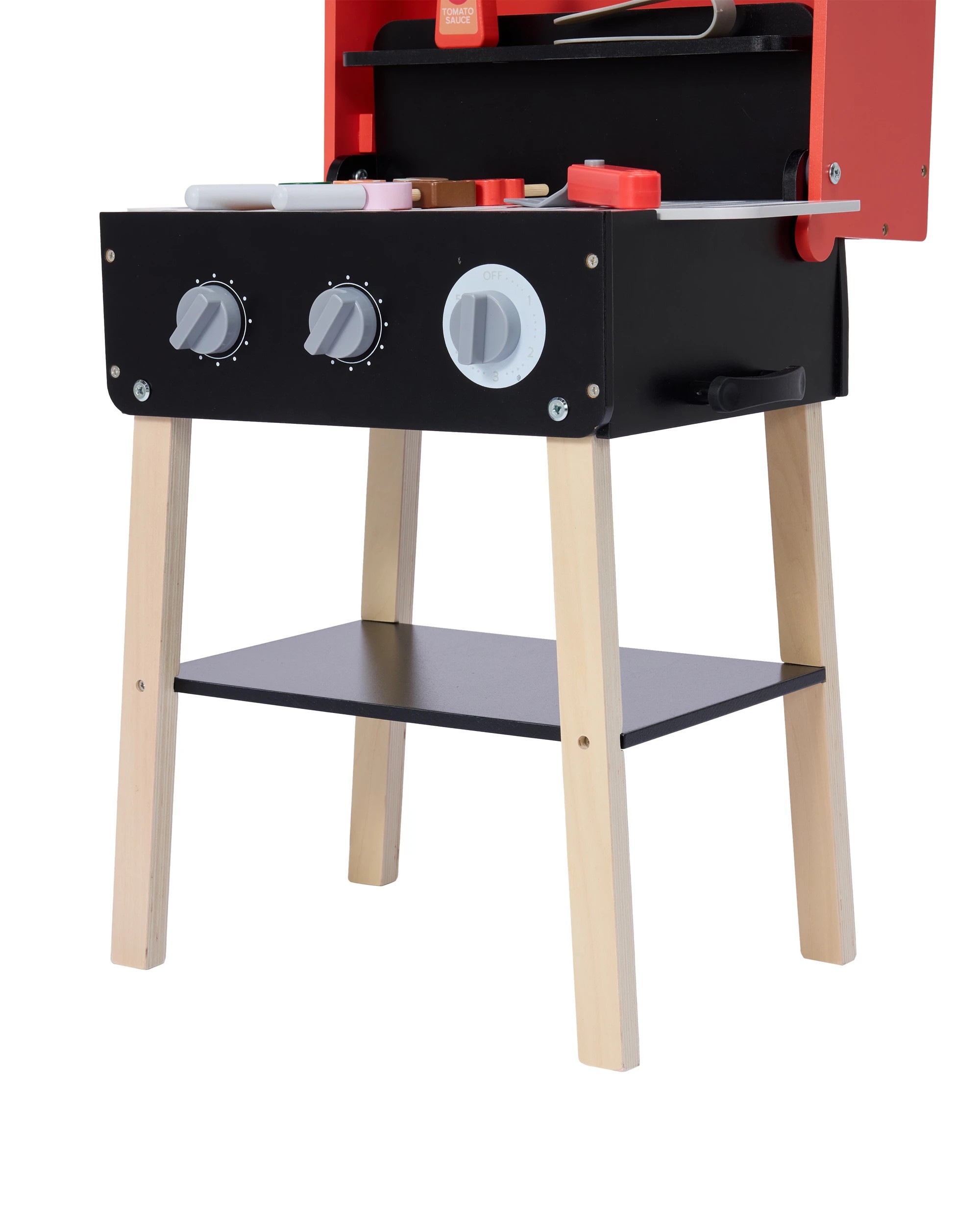 7 13 Piece Wooden BBQ Set, 7 of 8