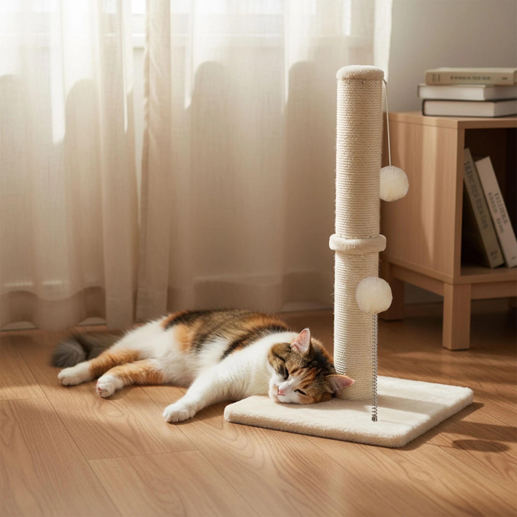 8 Pawz Cat Scratching Post - White, 8 of 9