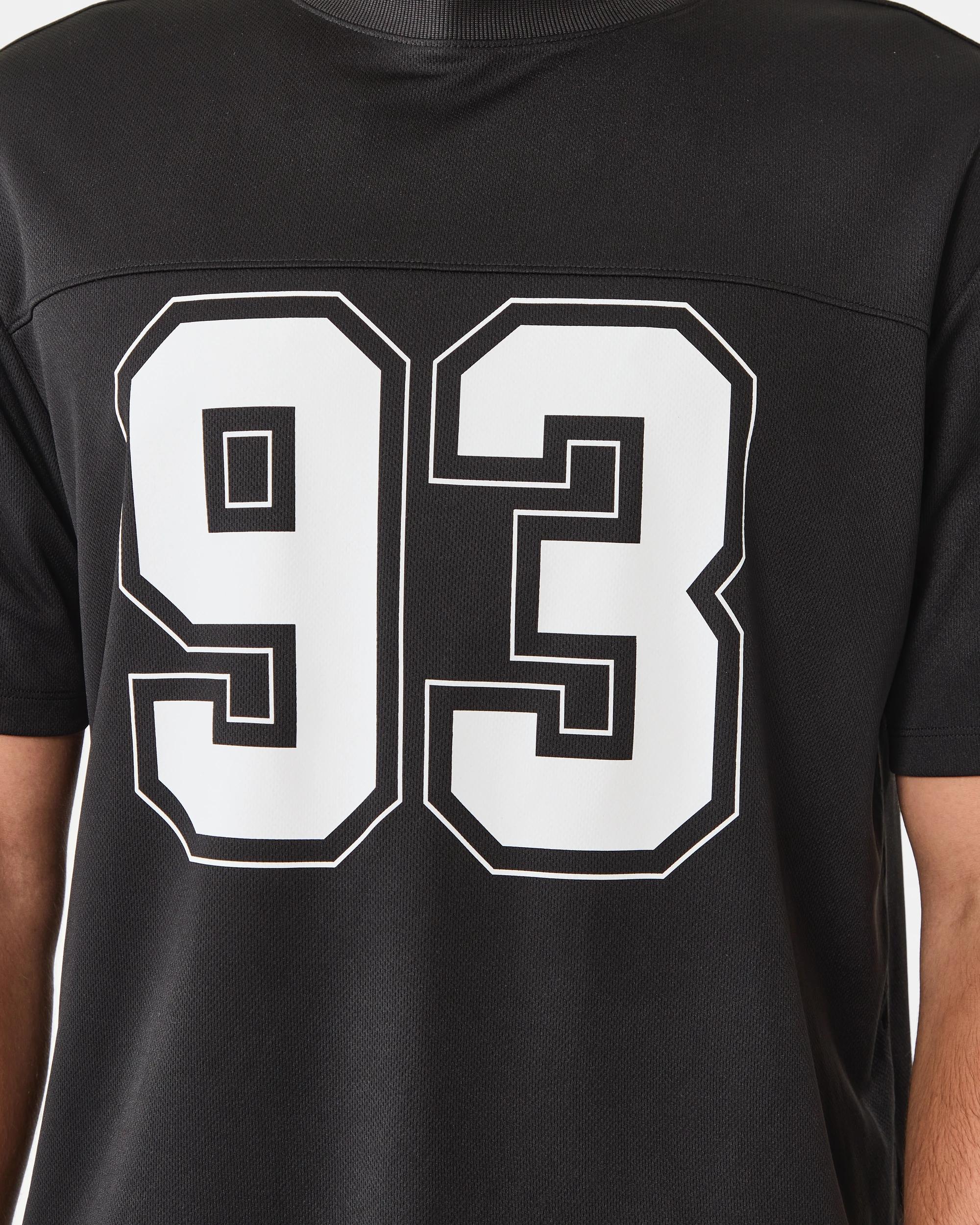 6 Mesh Boxy Print T-shirt Black, 6 of 9