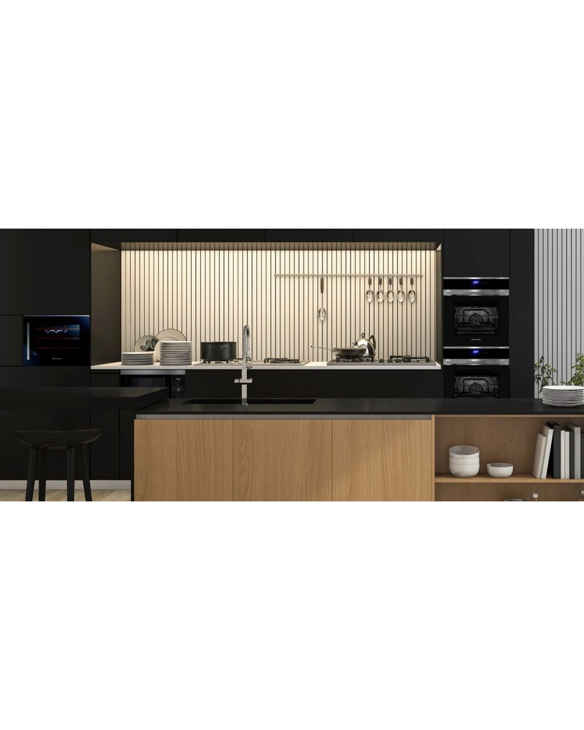 3 Kleenmaid Multifunction Electric Convection Oven Touch Control XL 82L 60cm Black, 3 of 4