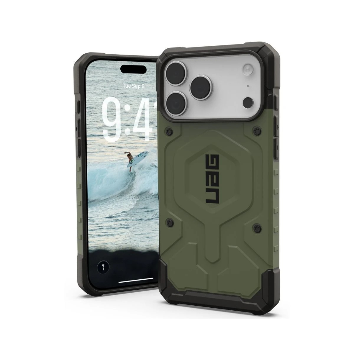 1 Urban Armor Gear Pathfinder MagSafe Case for iPhone 17 Pro Max Olive, 1 of 1